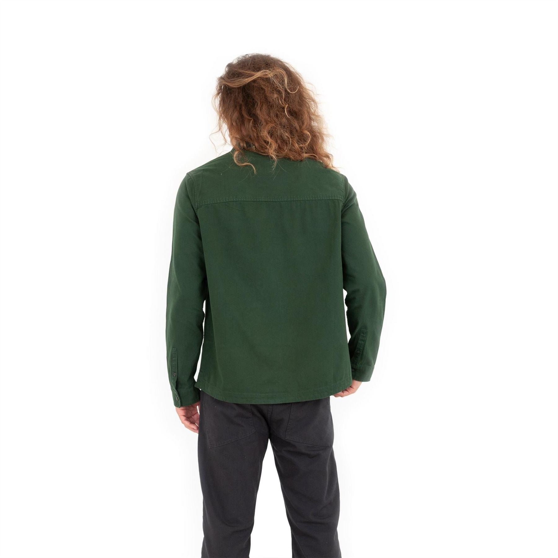 Roamers and Seekers Collared Neck Long Sleeve Shirt with Chest Pocket