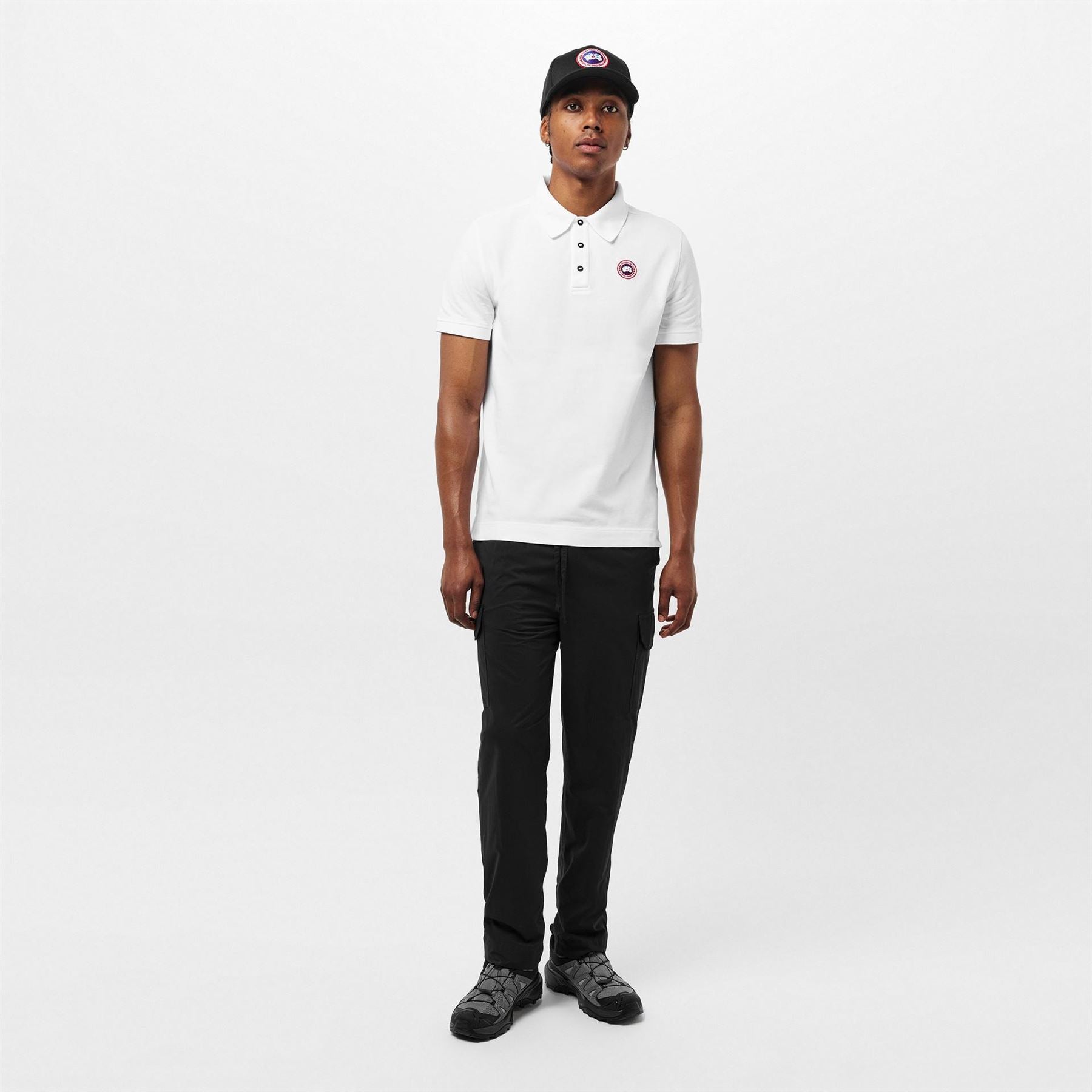 Canada Goose Beckley Logo Cotton Polo Shirt