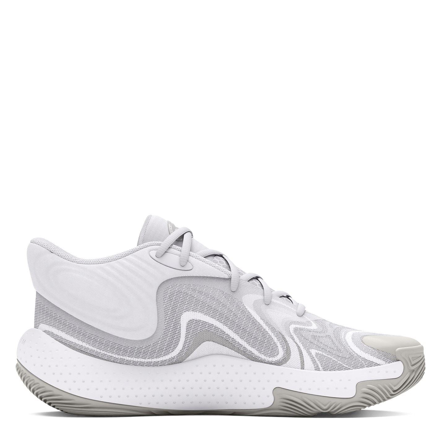 Under Armour UA Spawn 6 Mid Basketball Graphic Print Lace-Up Trainers