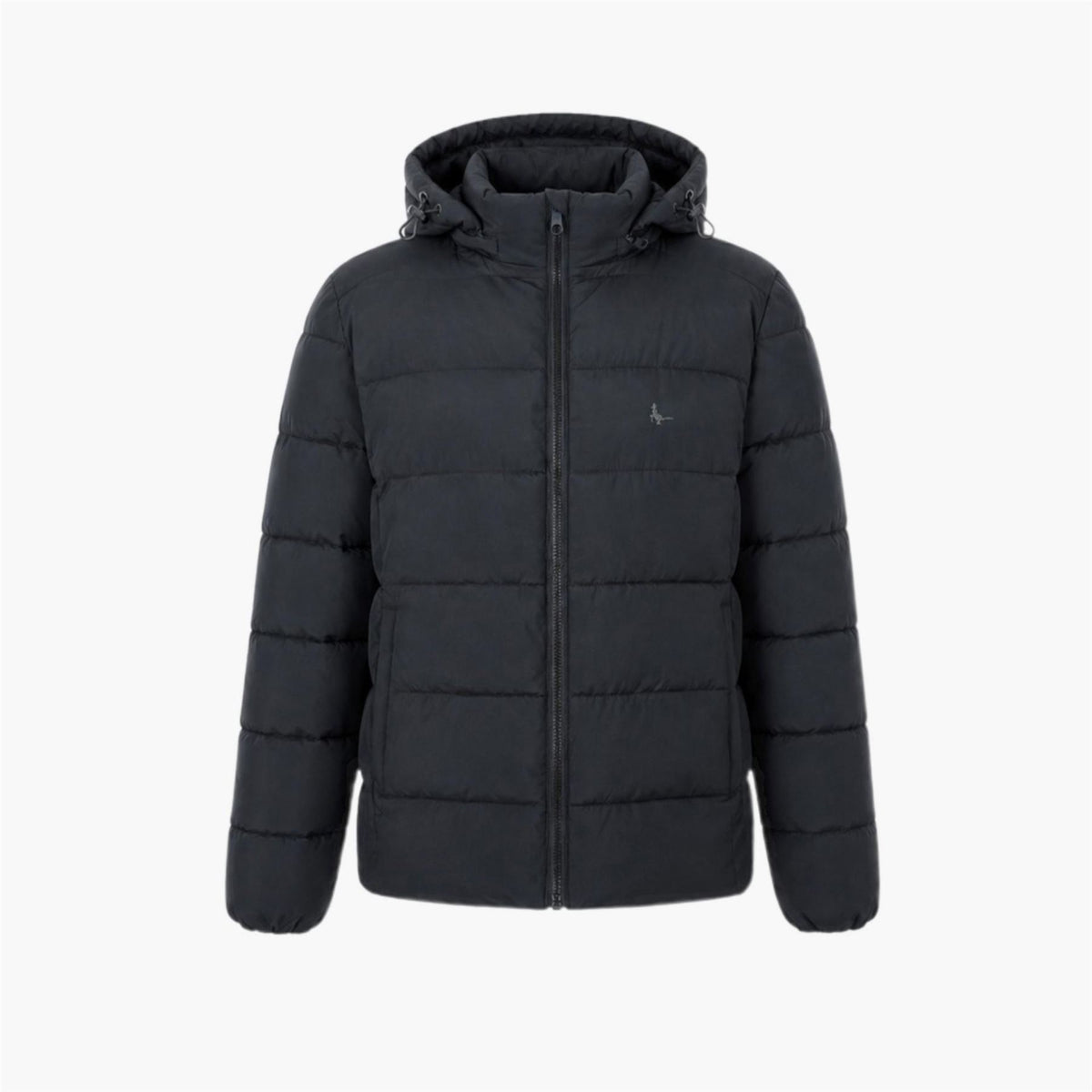 Jack Wills Luna Water Resistant Wind Resistant Detachable Hood Short Puffer Jacket