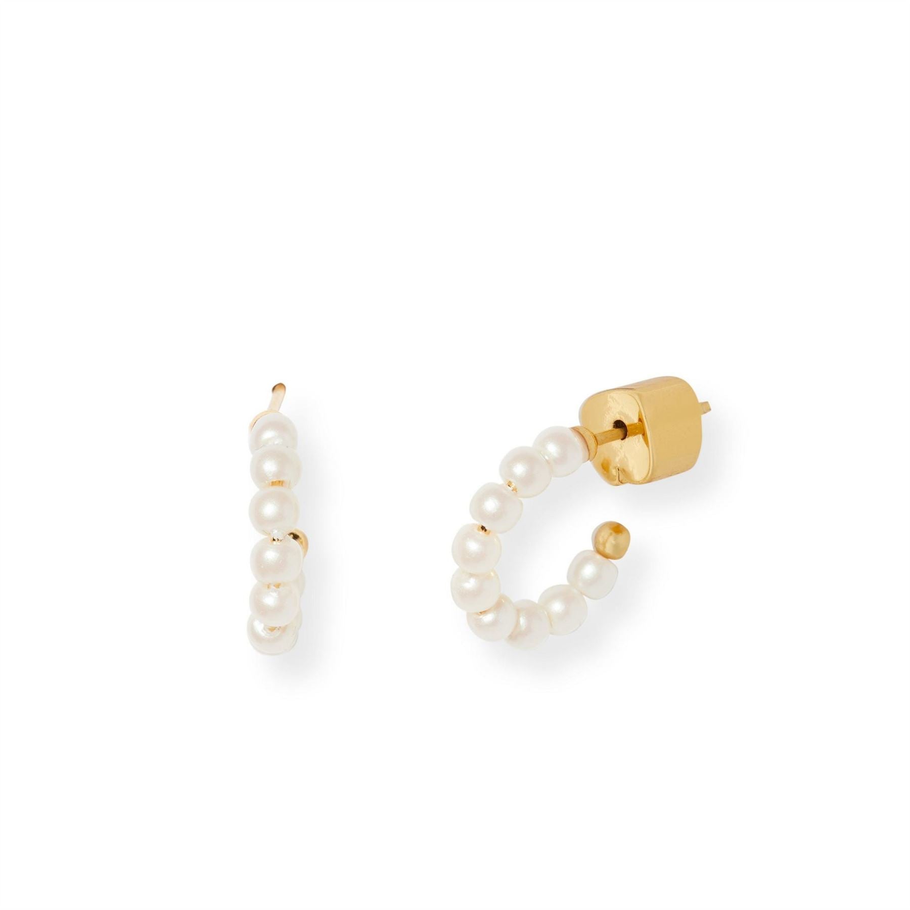 Kate Spade Mini Pearl Hoop