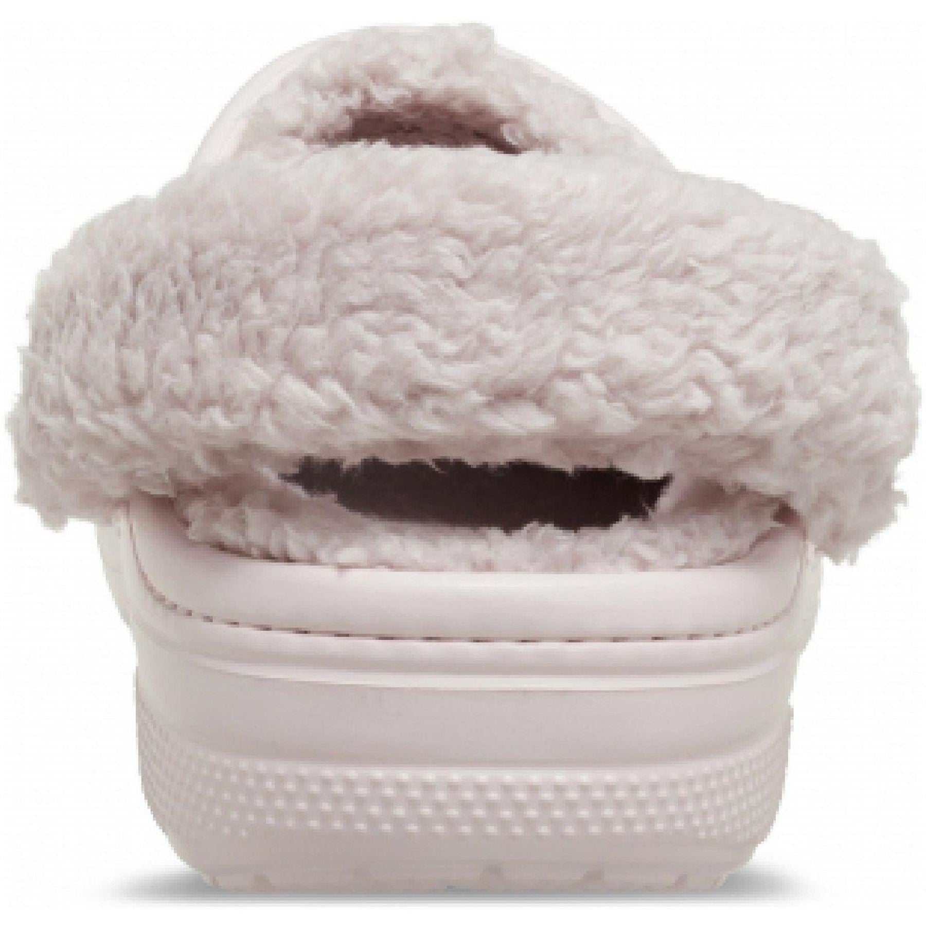 Crocs Fuzz Strap Shuv Closed Toe Clogs