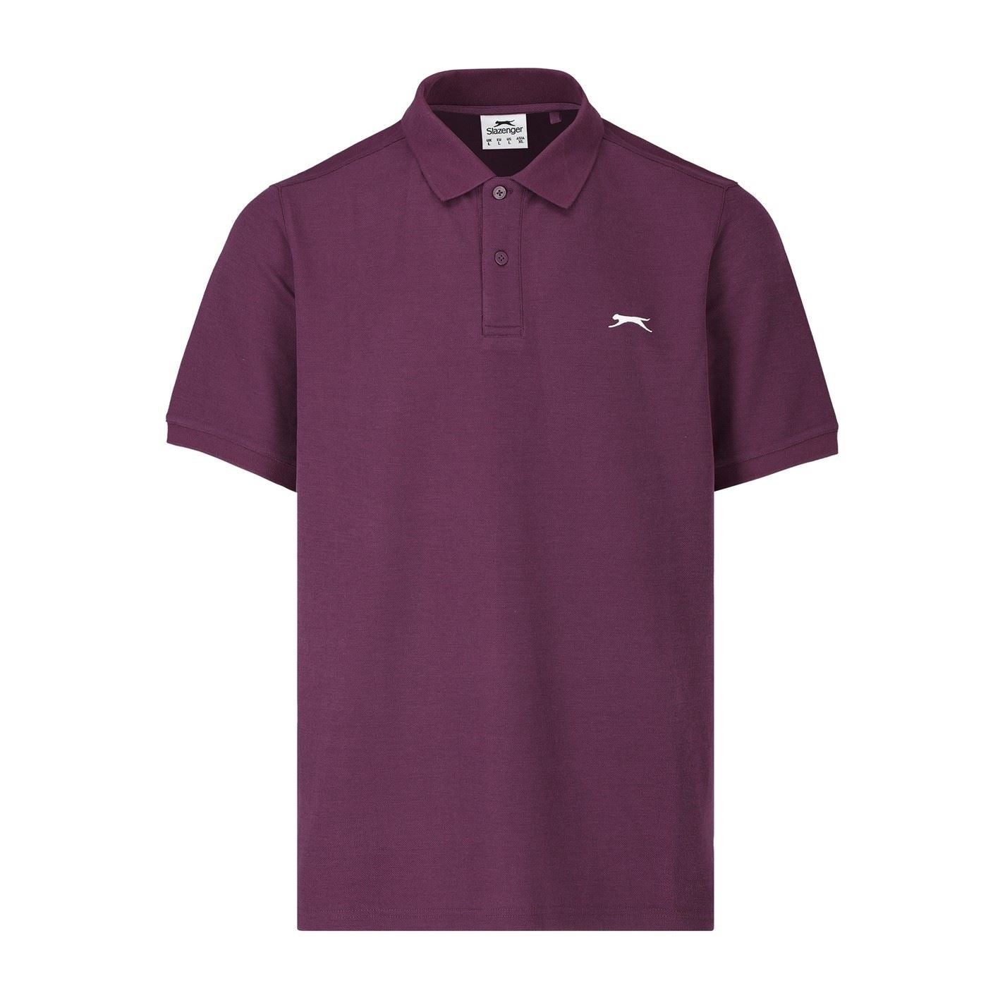 Slazenger Mens Plain Polo Shirt