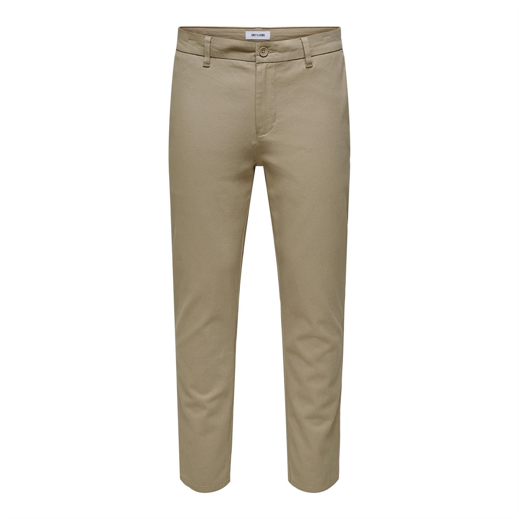 Only Solid Patterned Straight Chinos
