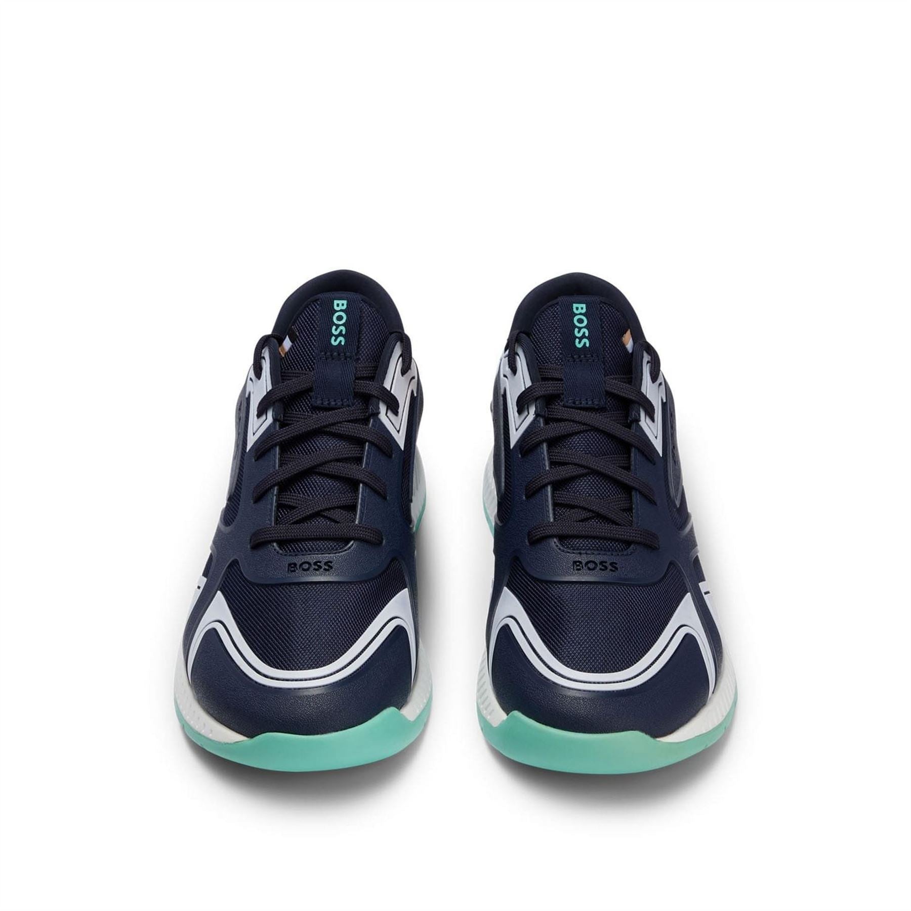 Boss Mens Titanium Runn Thm 10249931 01 Low Top Trainers