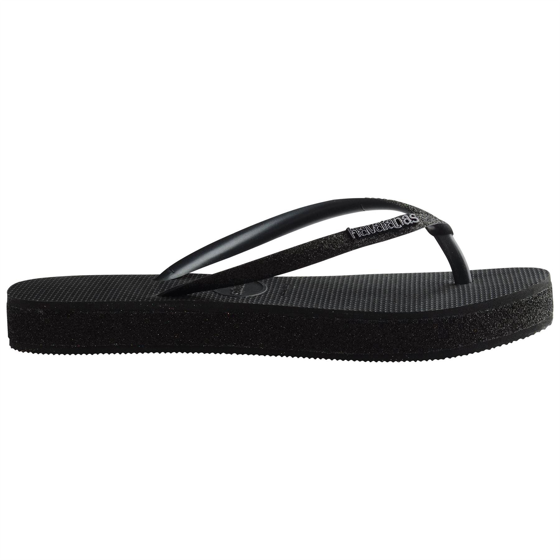 Havaianas Hav. Slim Flatform Sparkle Black 33 Flip Flops Womens