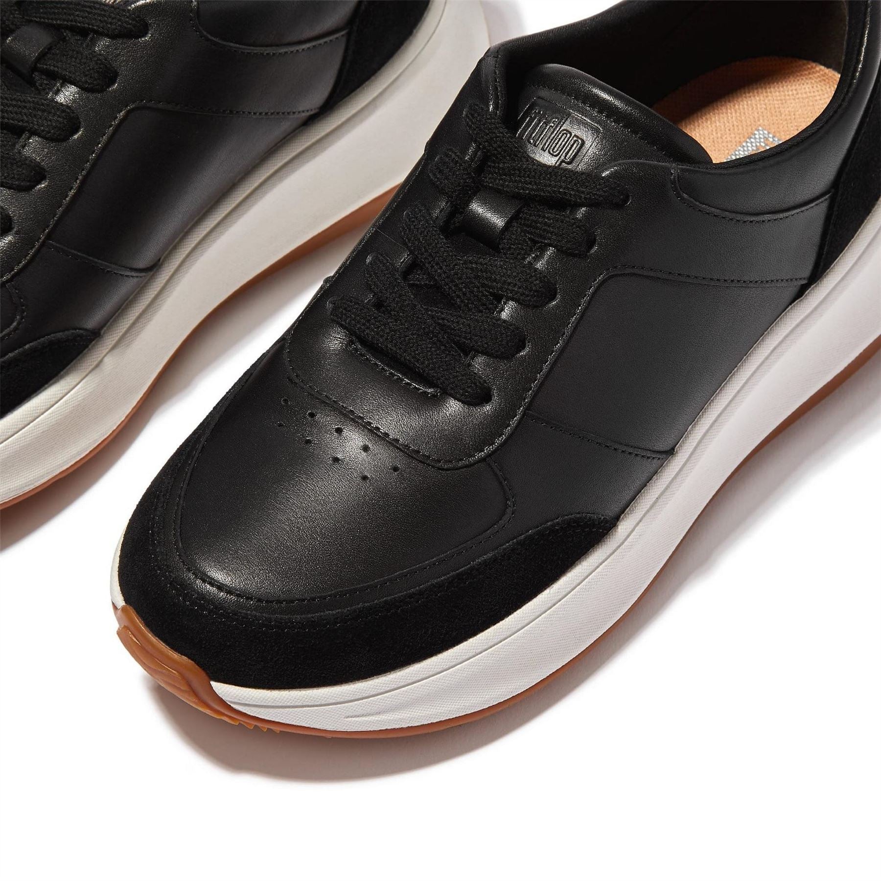 Fitflop Mode Leather Suede Flatform Trainers