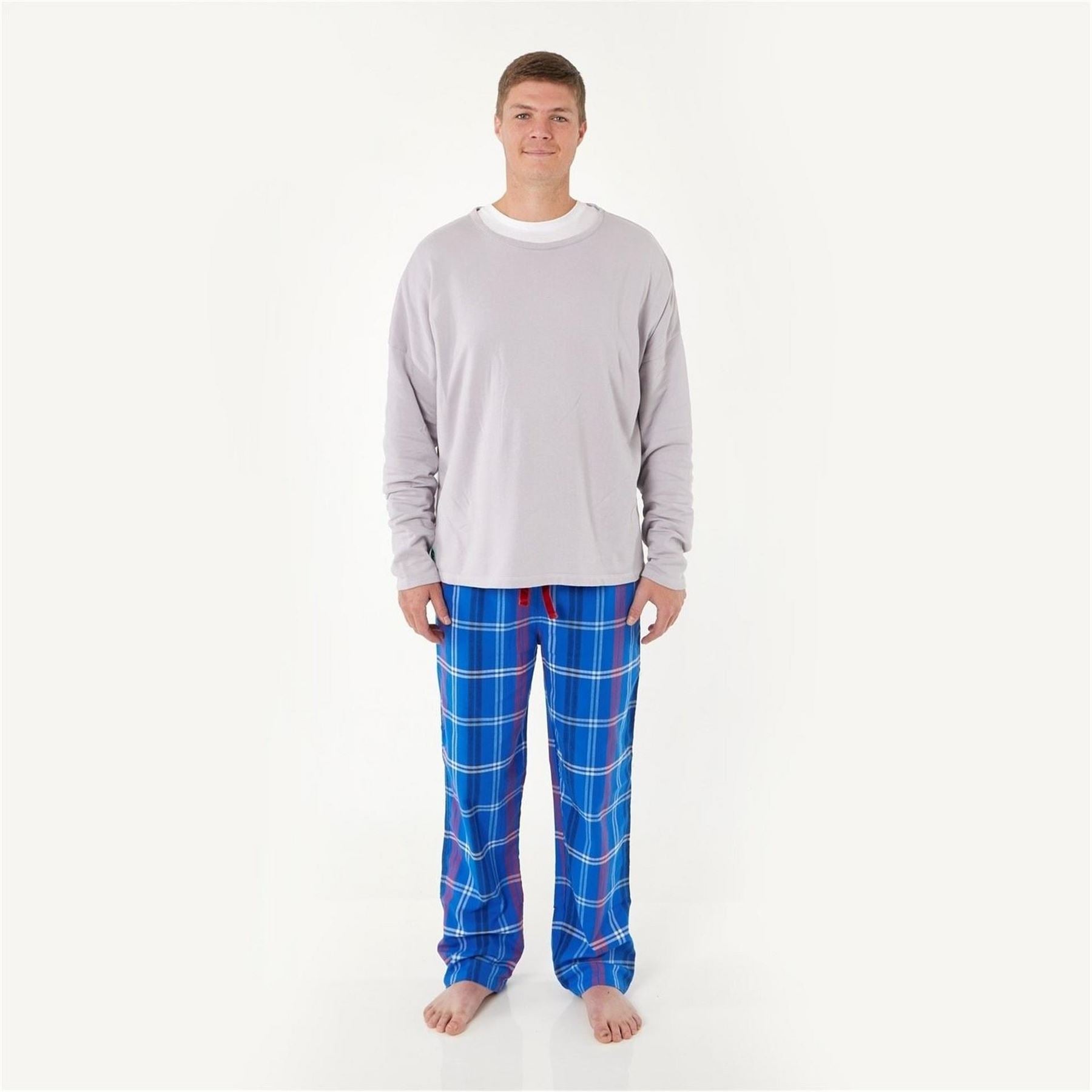 Loungers Mens Organic Brushed Cotton Lounge Trousers