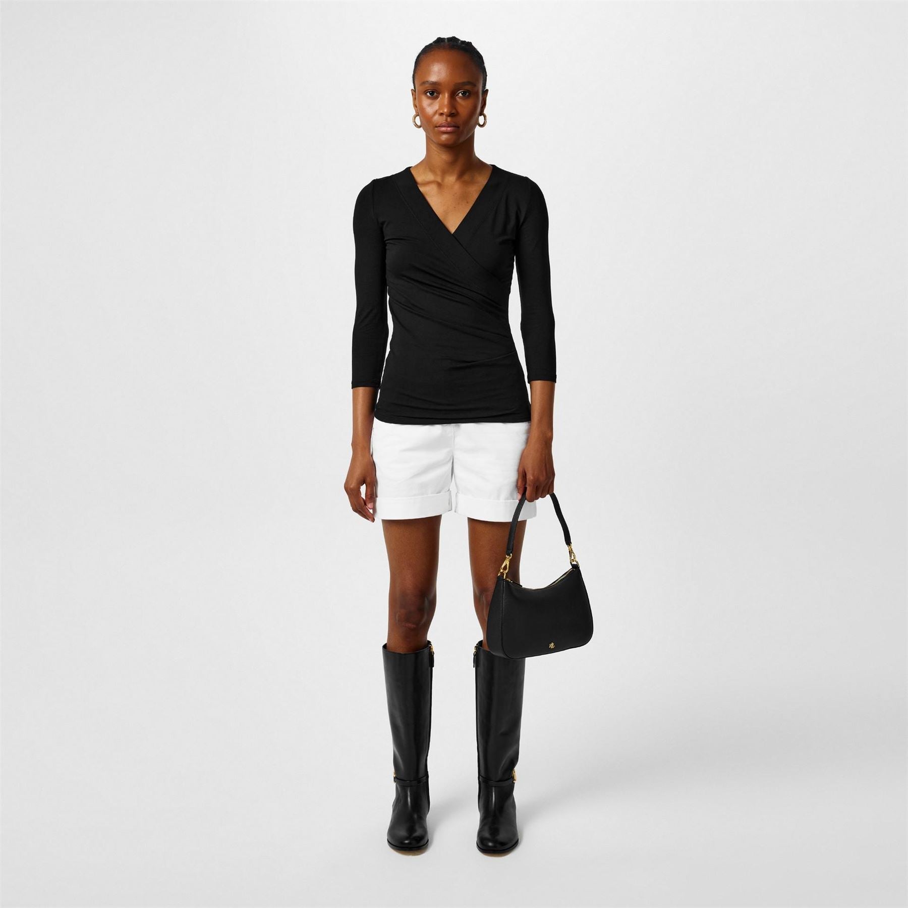 Lauren by Ralph Lauren Wrap Top