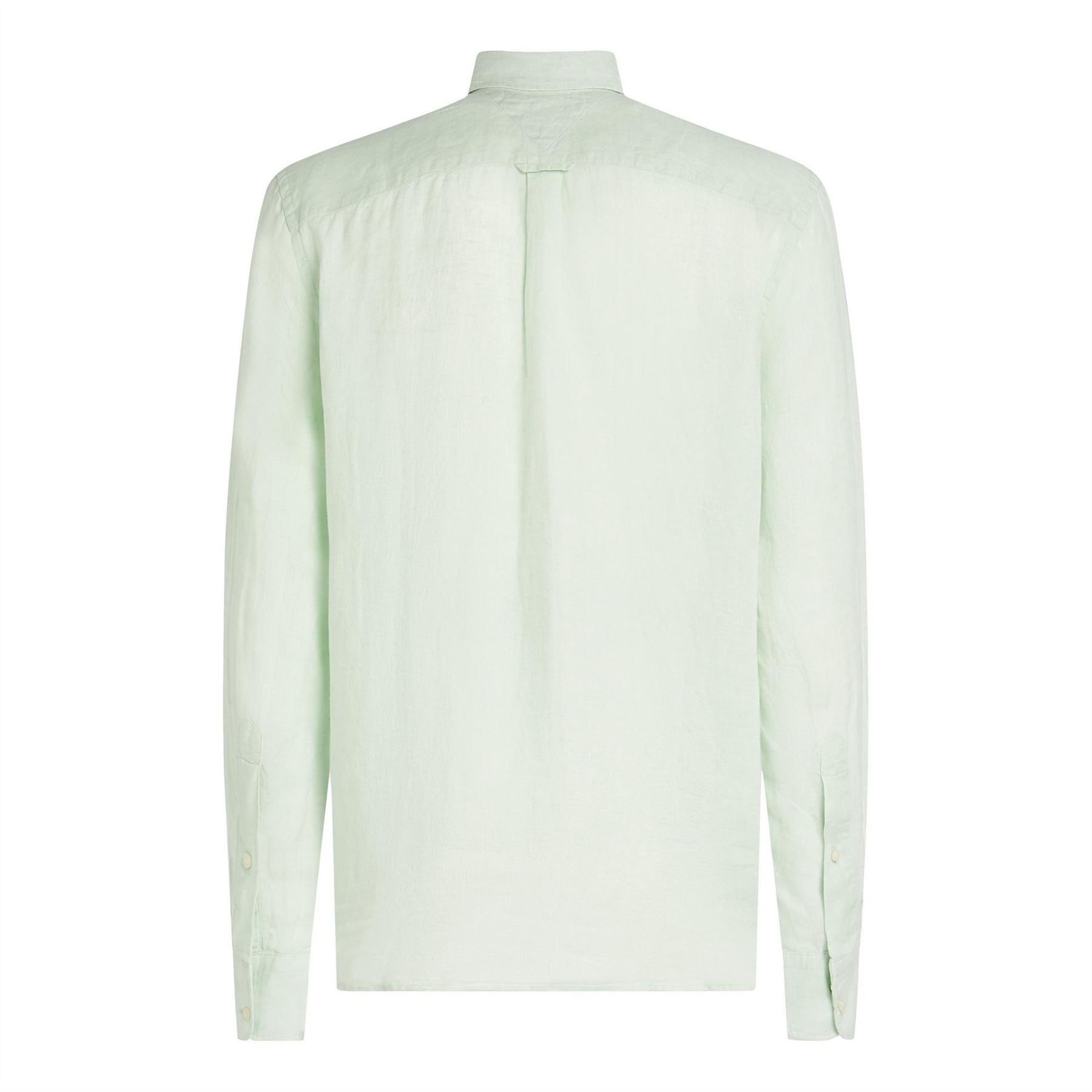 Tommy Hilfiger Pigment Dyed Long Sleeve Plain Shirt