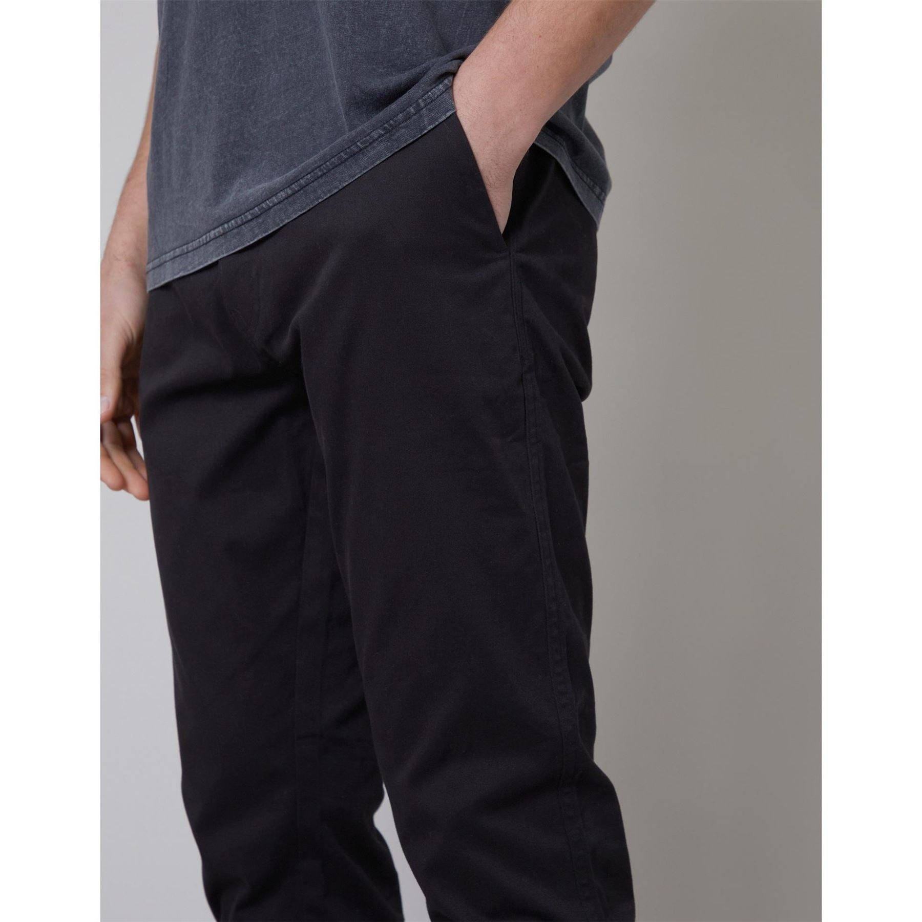 Threadbare Cast Solid Patterned Slim Trousers