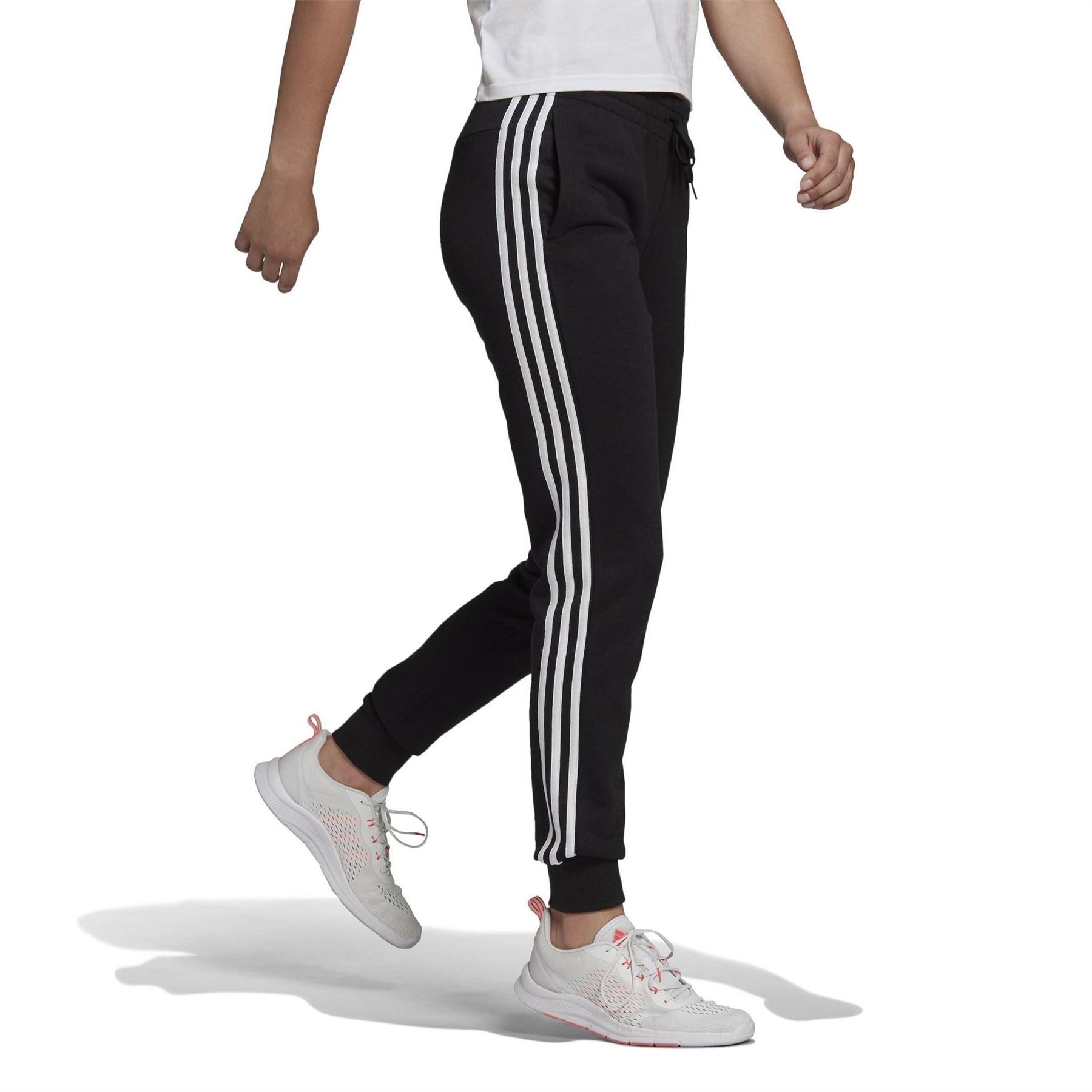 adidas Womens French Terry 3 Stripes Joggers