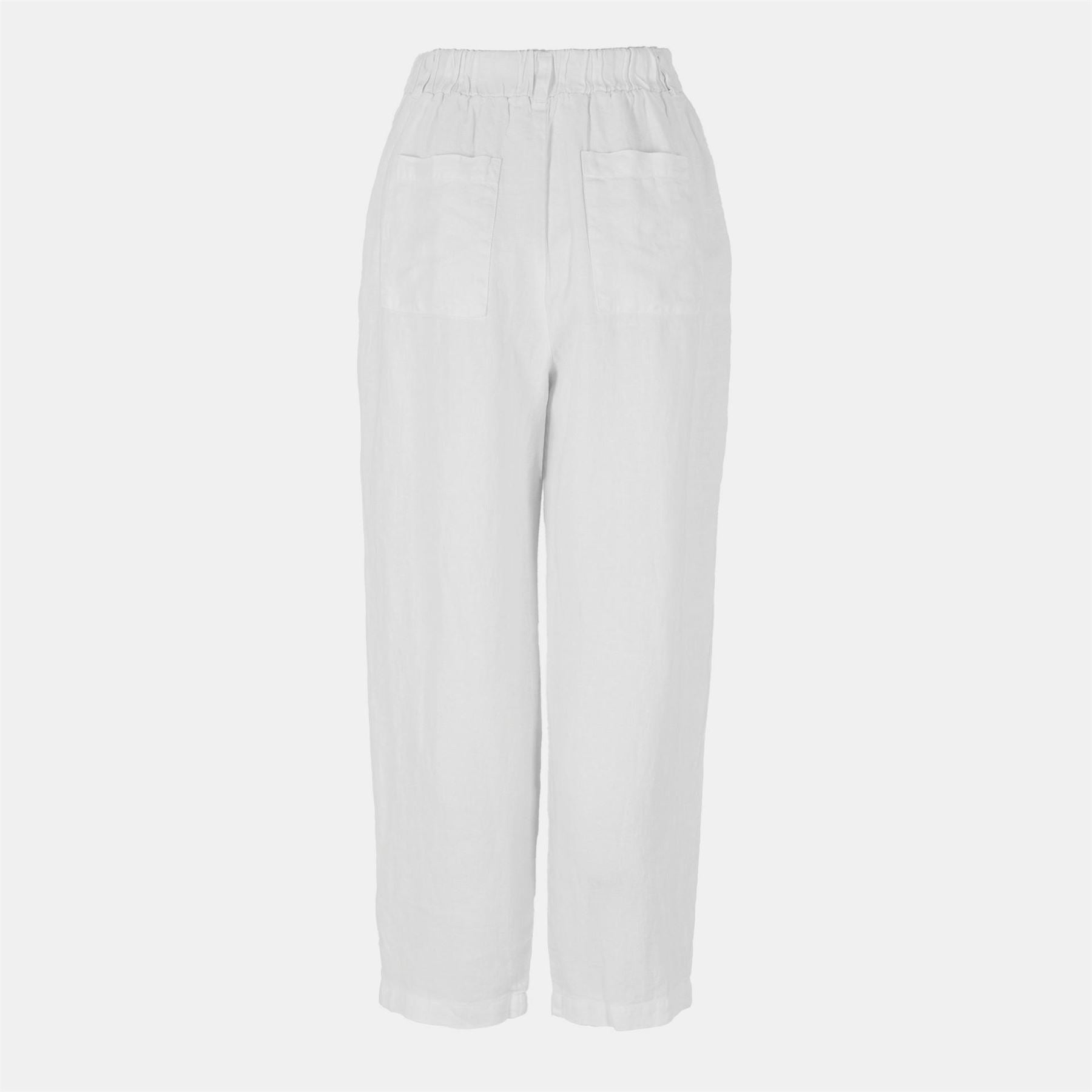 Bella Dahl Solid Patterned Wide Leg Trousers