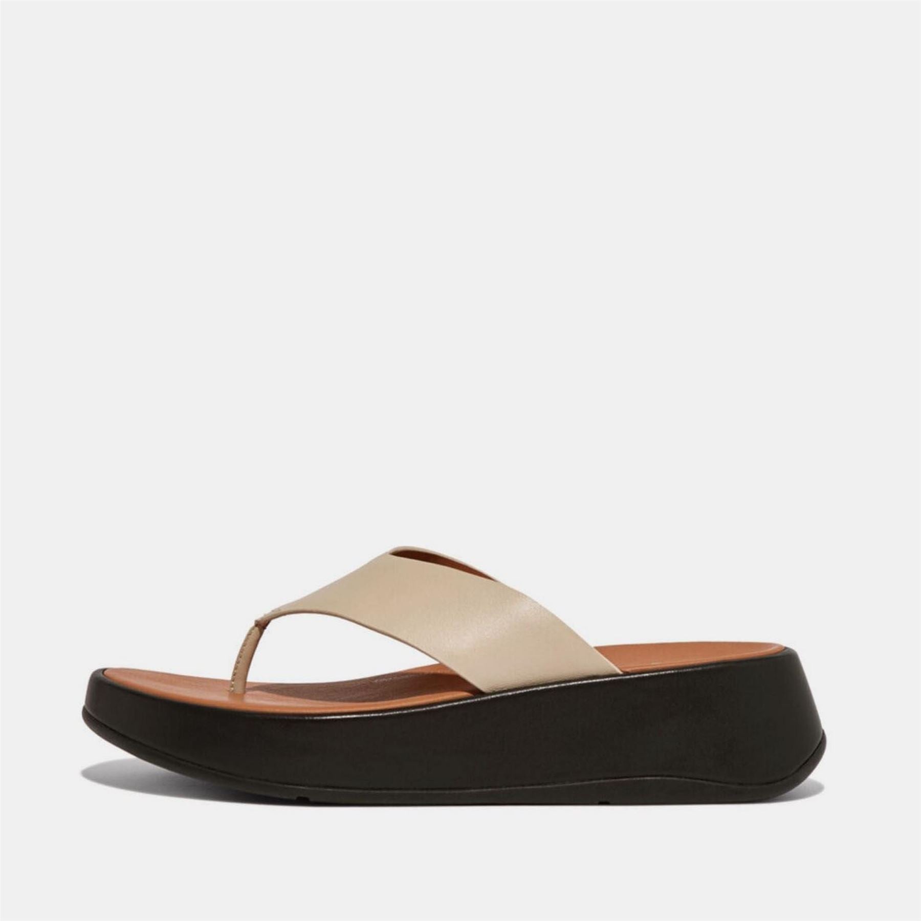 Fitflop Mode Leather Flatform Toe Post Sandals
