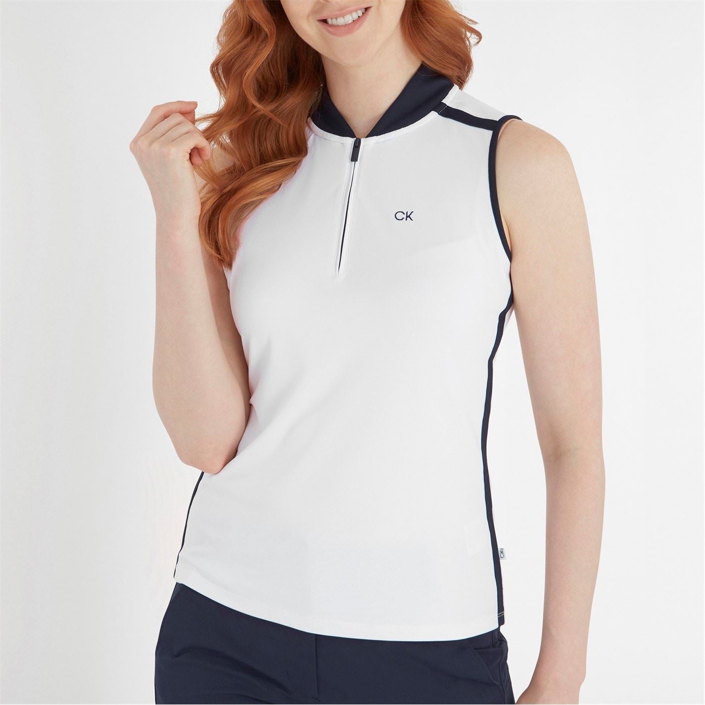 Calvin Klein Golf Sleeveless Mock Neck Tank