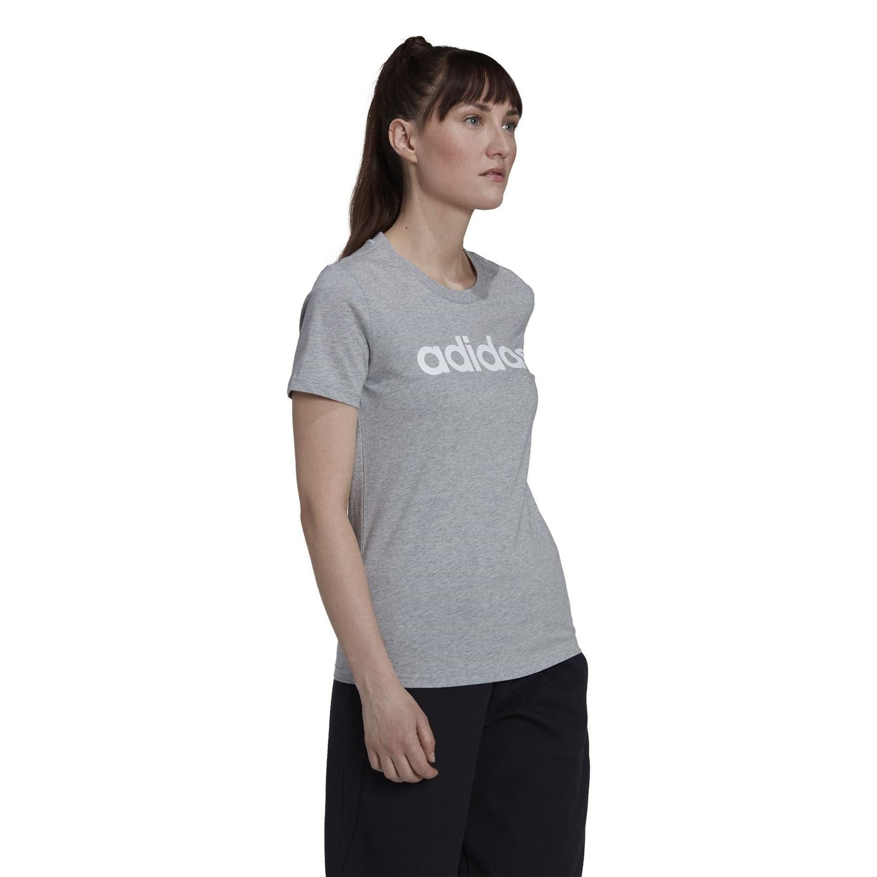 adidas Womens Slim Logo T-Shirt