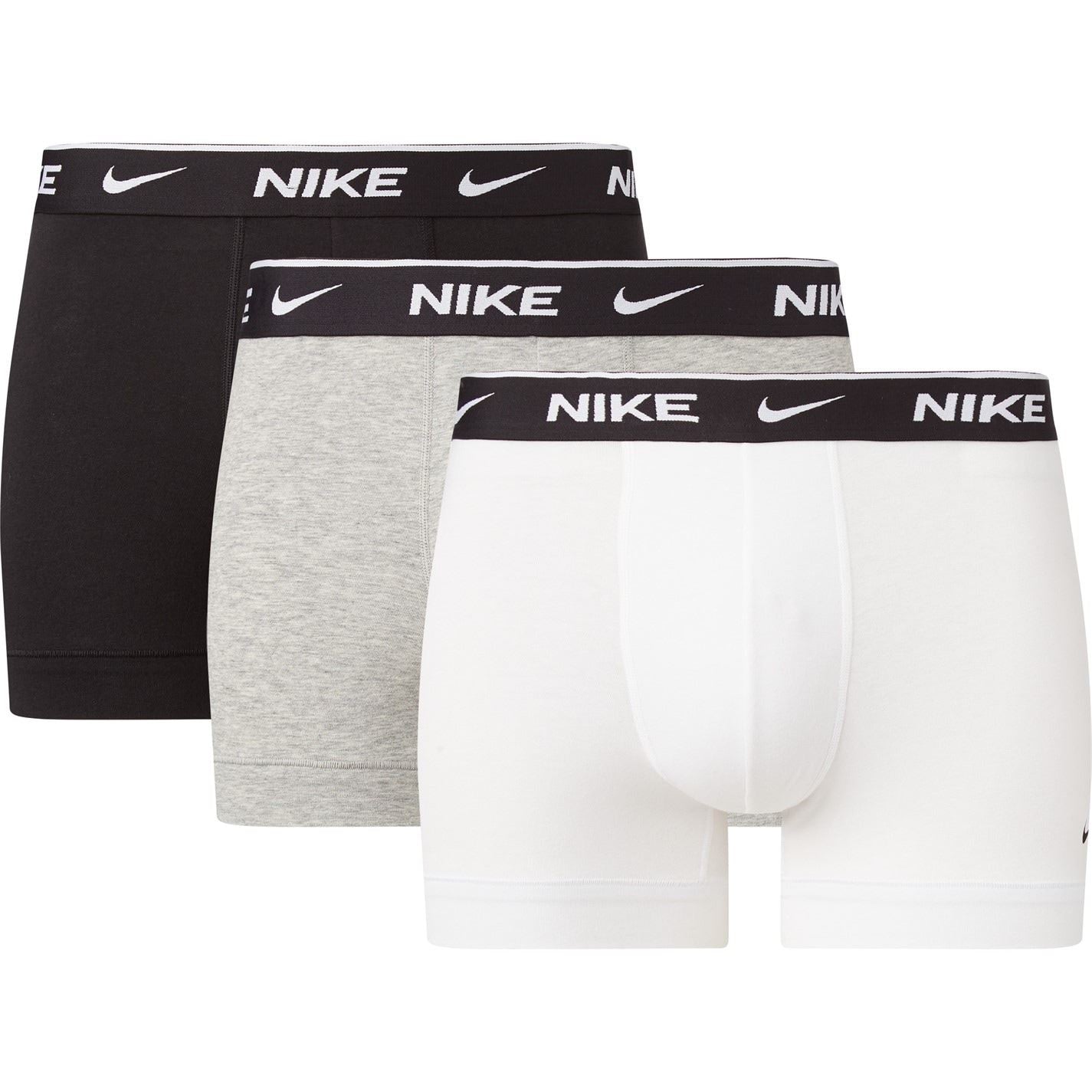 Nike Mens 3 Pack Everyday Cotton Trunks