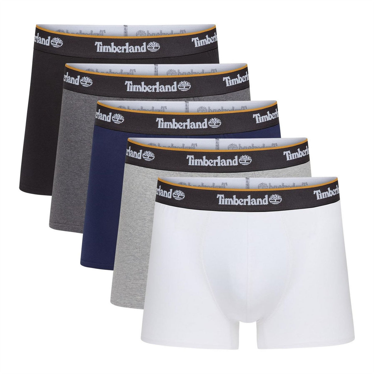 Timberland Mens 5 Pack Trunks Bass