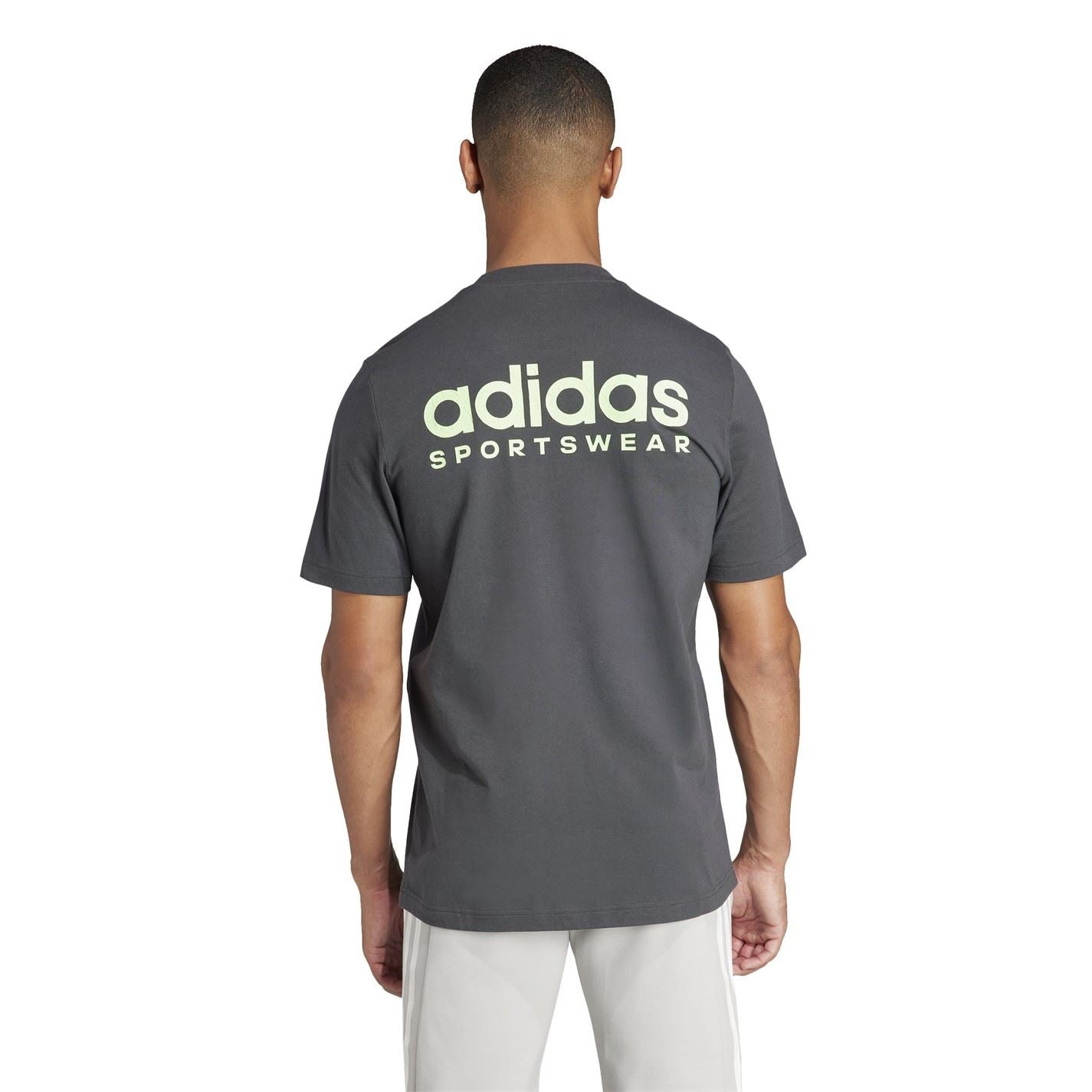 adidas Mens Molded Linear Graphic T-Shirt