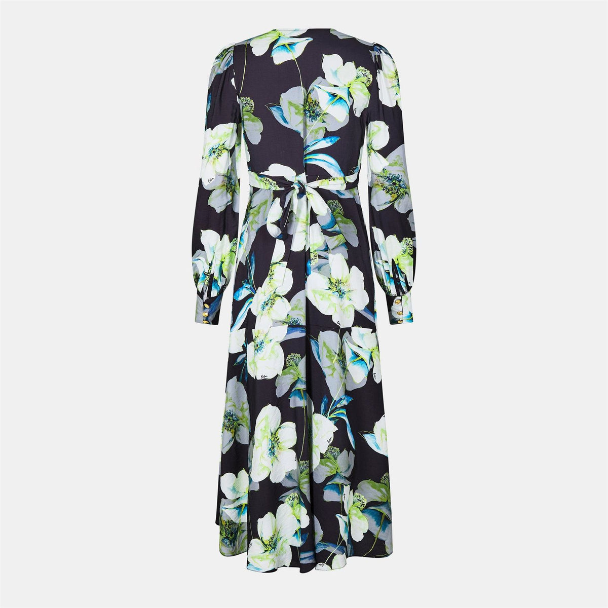 Biba Printed Wrap Dress