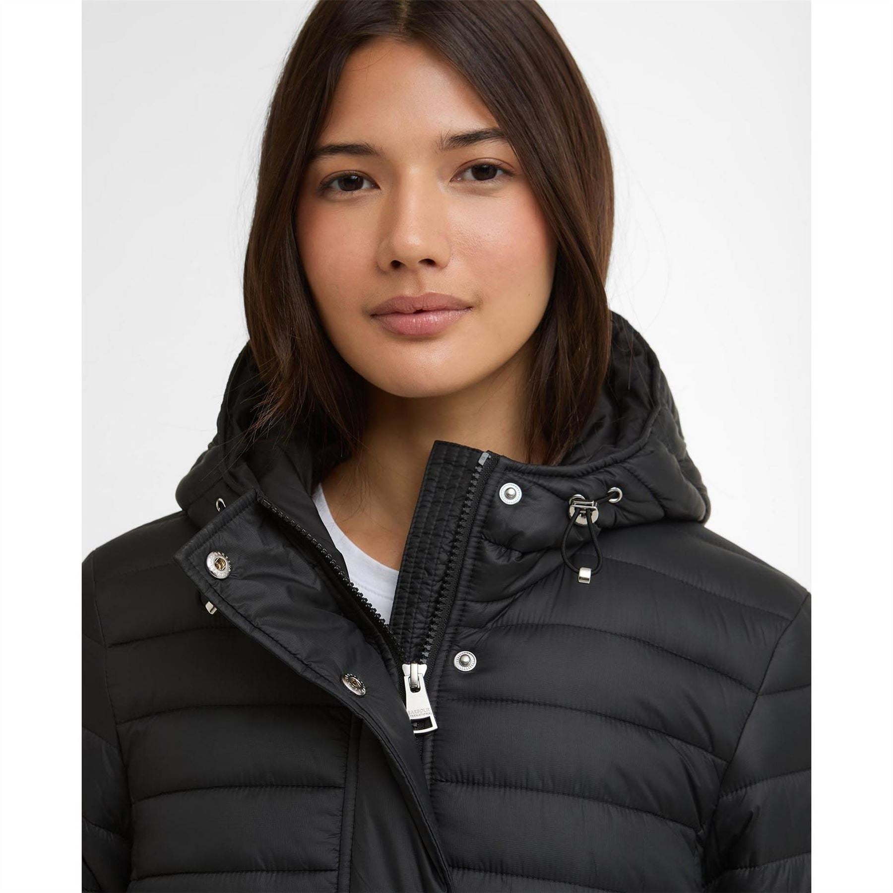 Barbour International Longline Jada Puffer Jacket