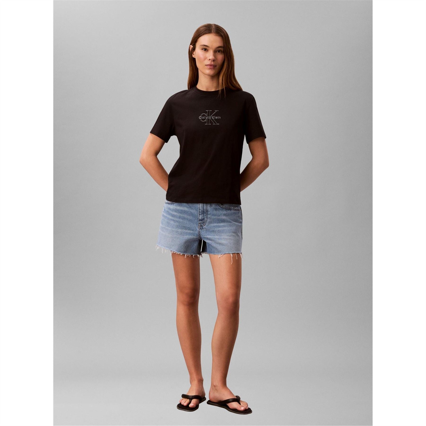 Calvin Klein Jeans Logo T-Shirt Ld63