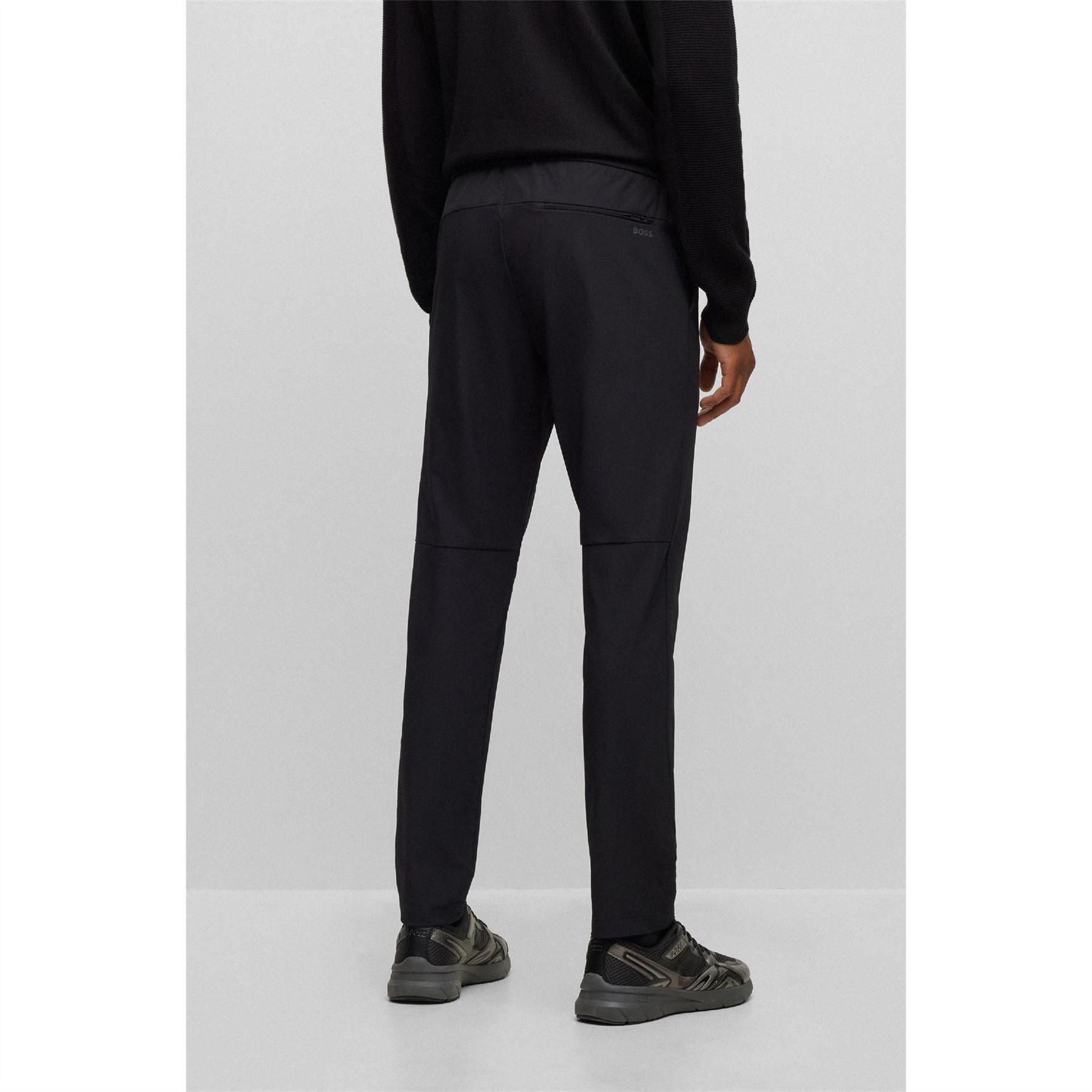 Boss Jordison Solid Patterned Straight Joggers
