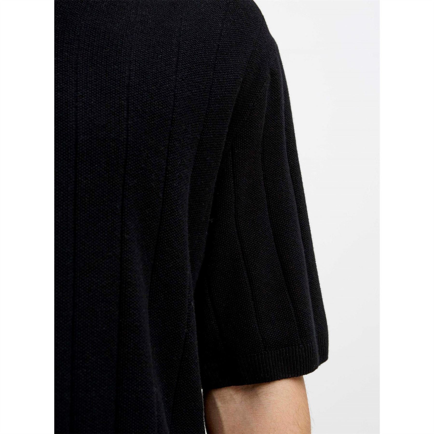 Jack and Jones Split Neck Knitted Crew Sweatshirt