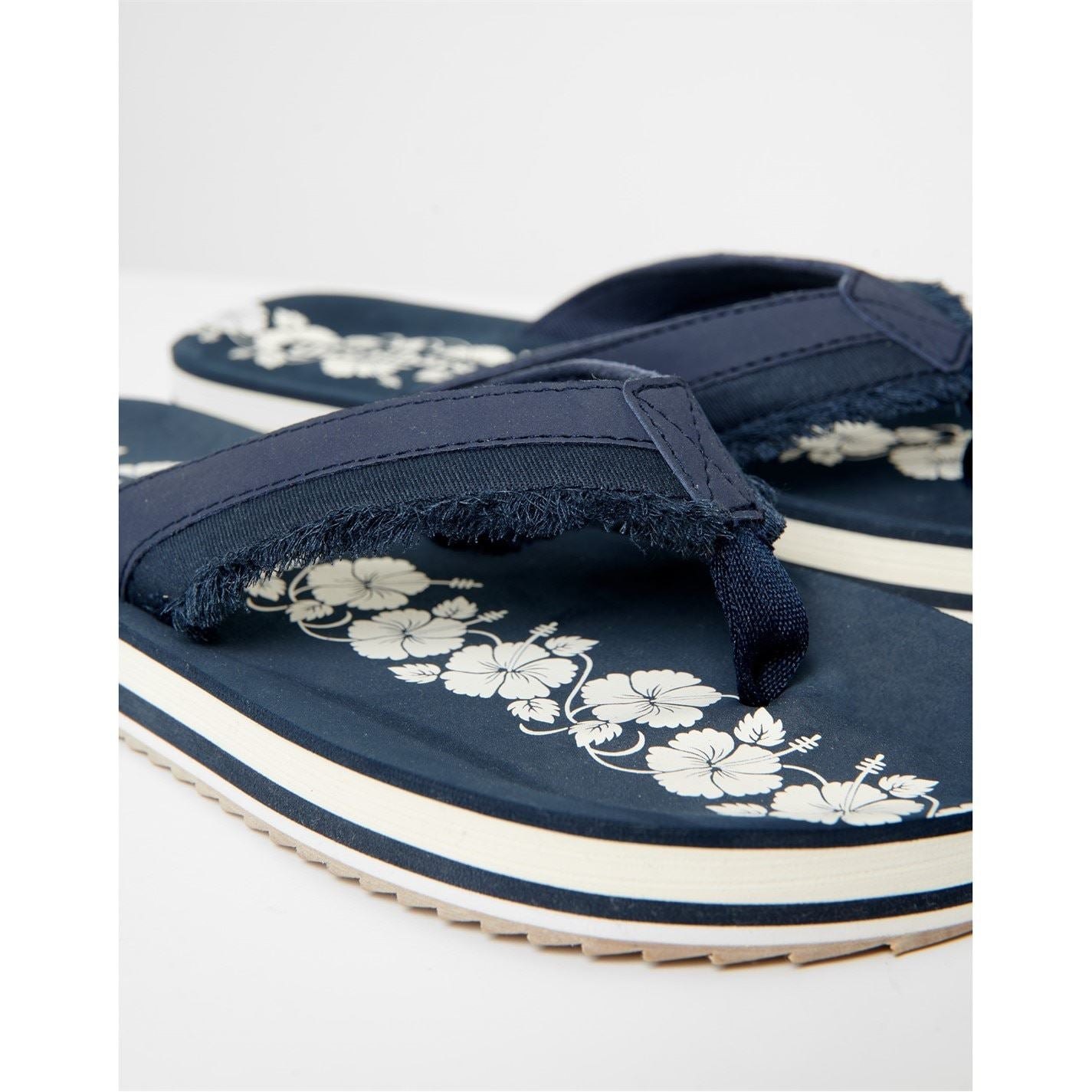 Threadbare August Floral Flip Flops Sandals
