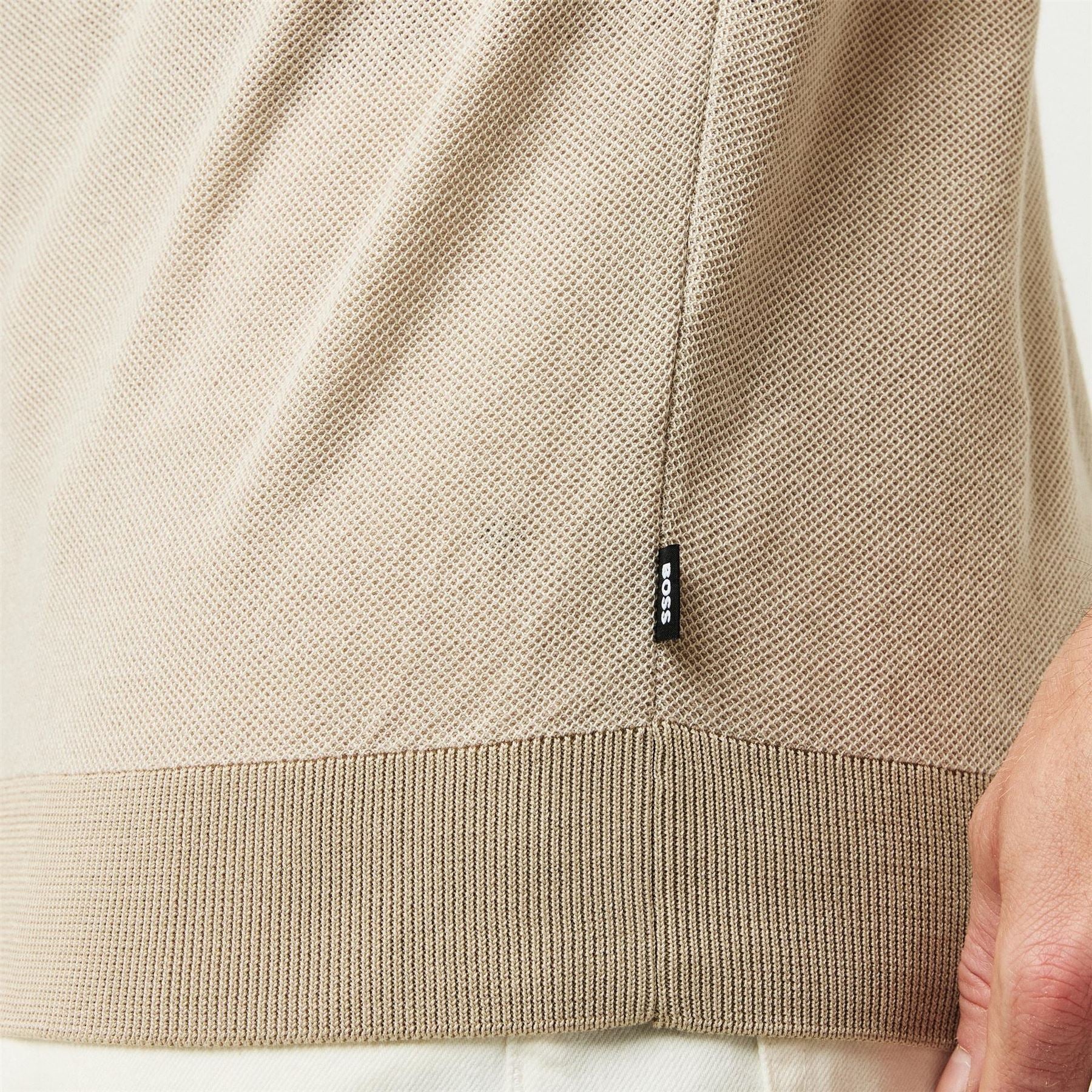 Boss Regular Fit Crew Neck Short Sleeve Sweater