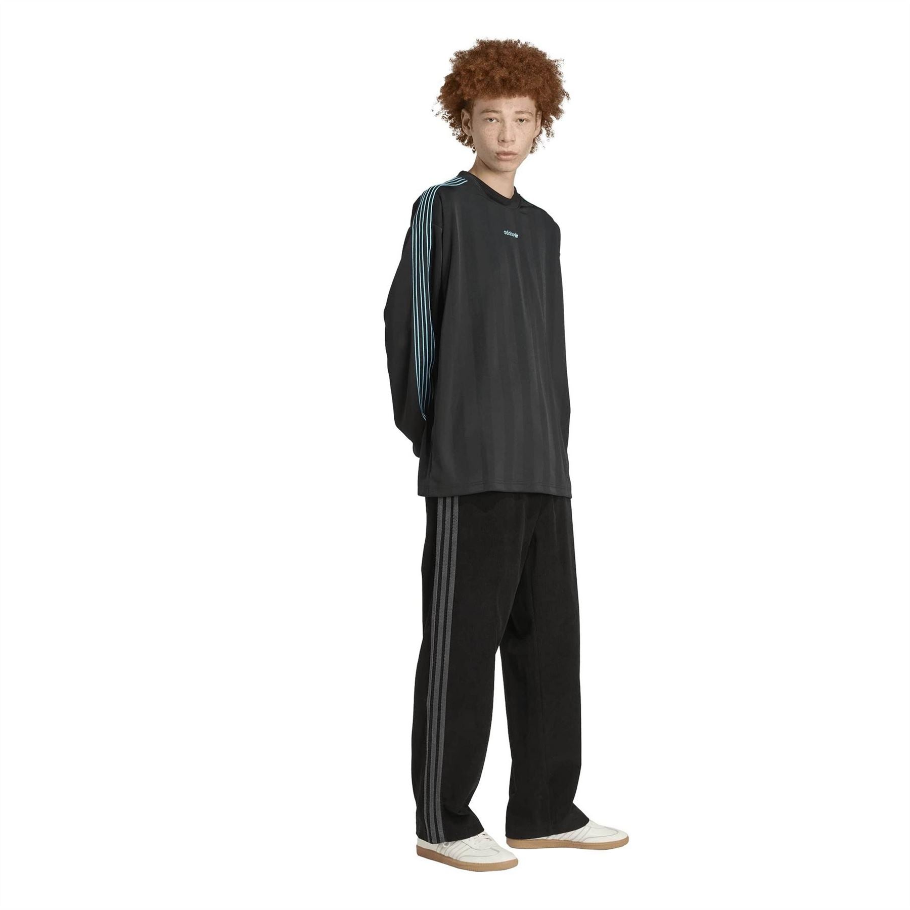 adidas Three Stripes Side Stripes Three Bar Logo Ribbed Cuff Jacket