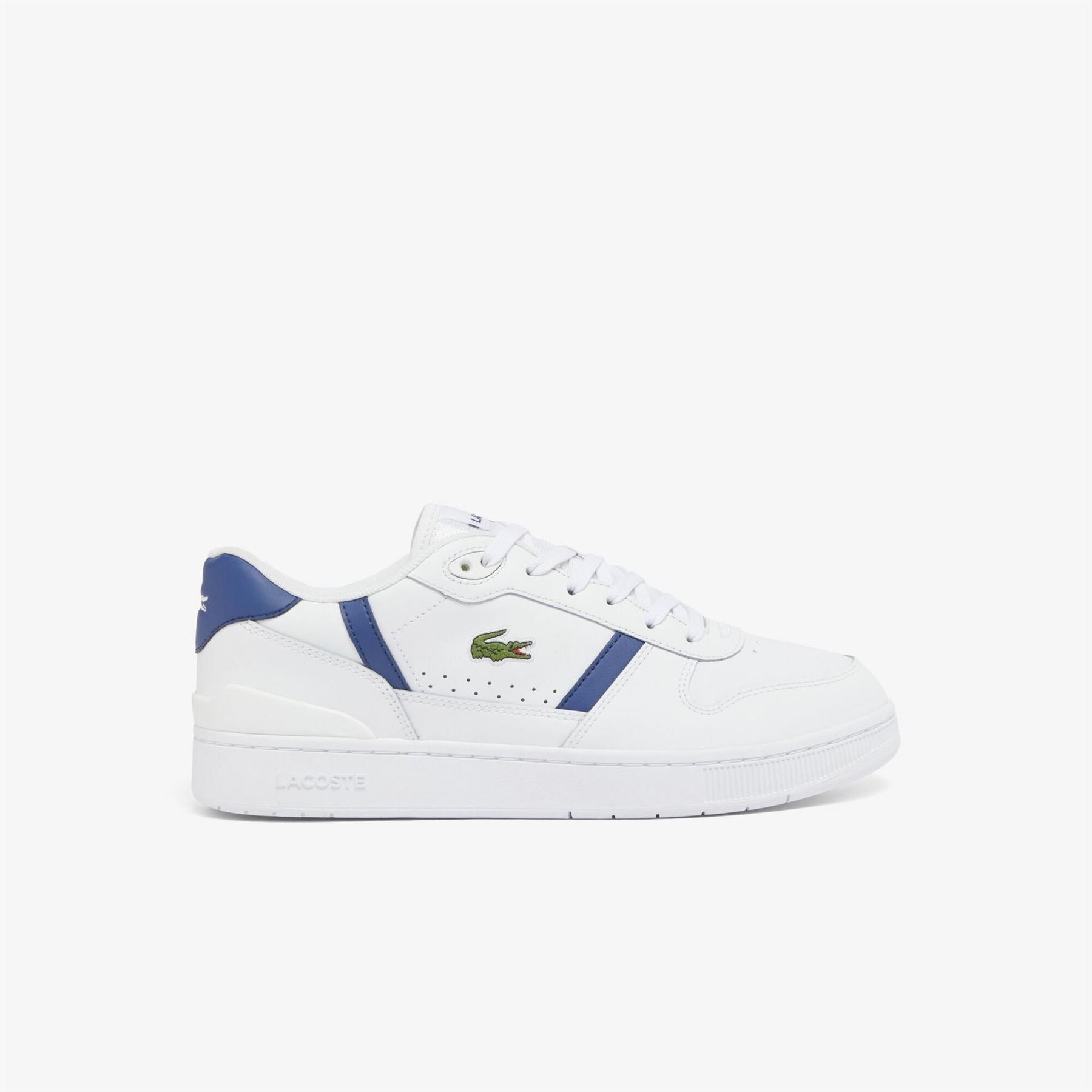 Lacoste T Clip Low Top Crocodile Print Sneakers