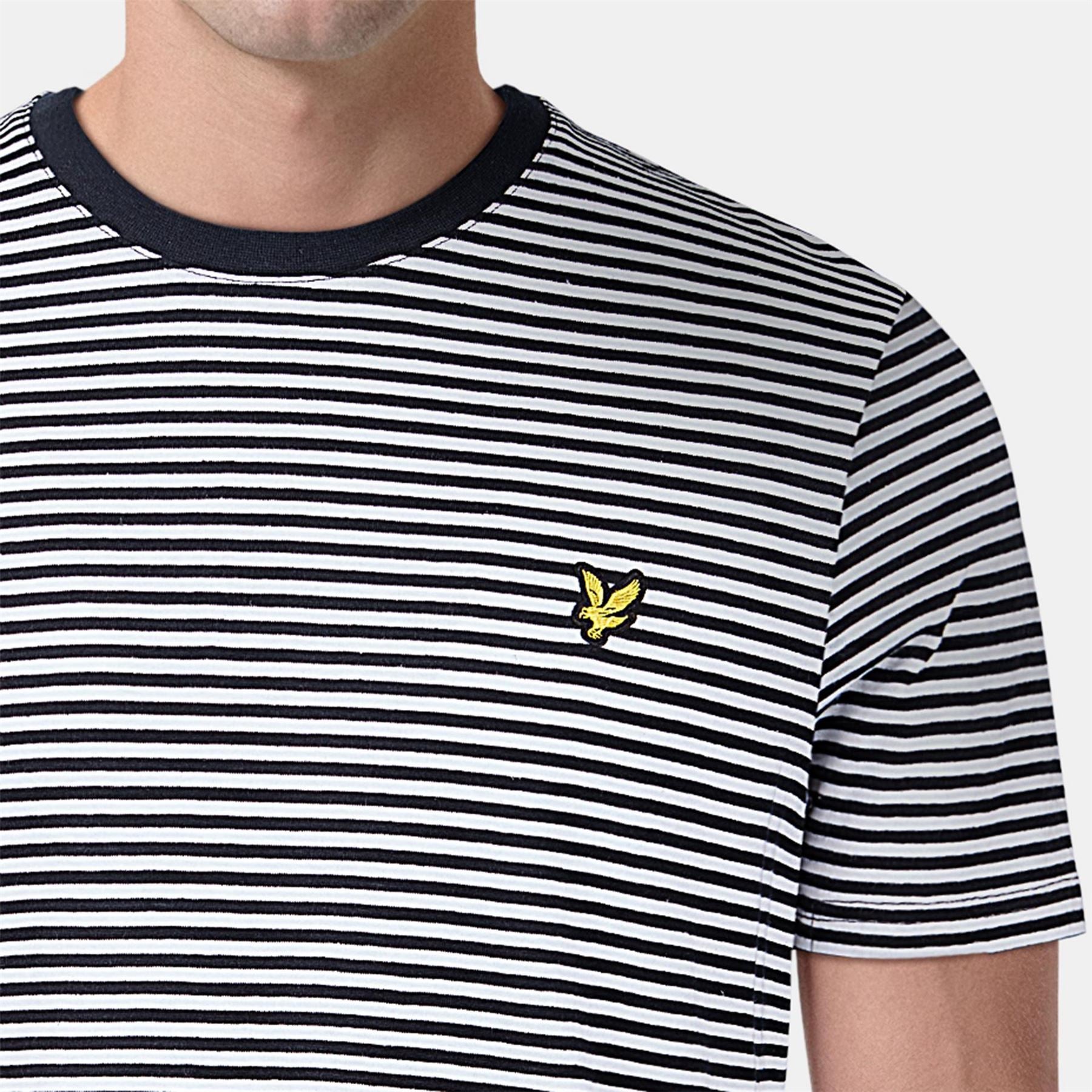 Lyle and Scott Stripe Regular Fit T-Shirt