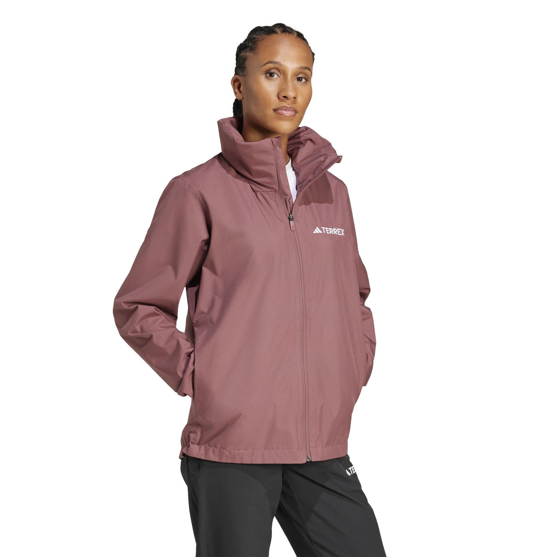adidas Womens Multi Essentials 2l Rain Jacket