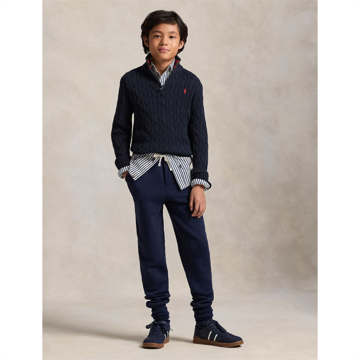 Polo Ralph Lauren Quarter Zip Knitted Top