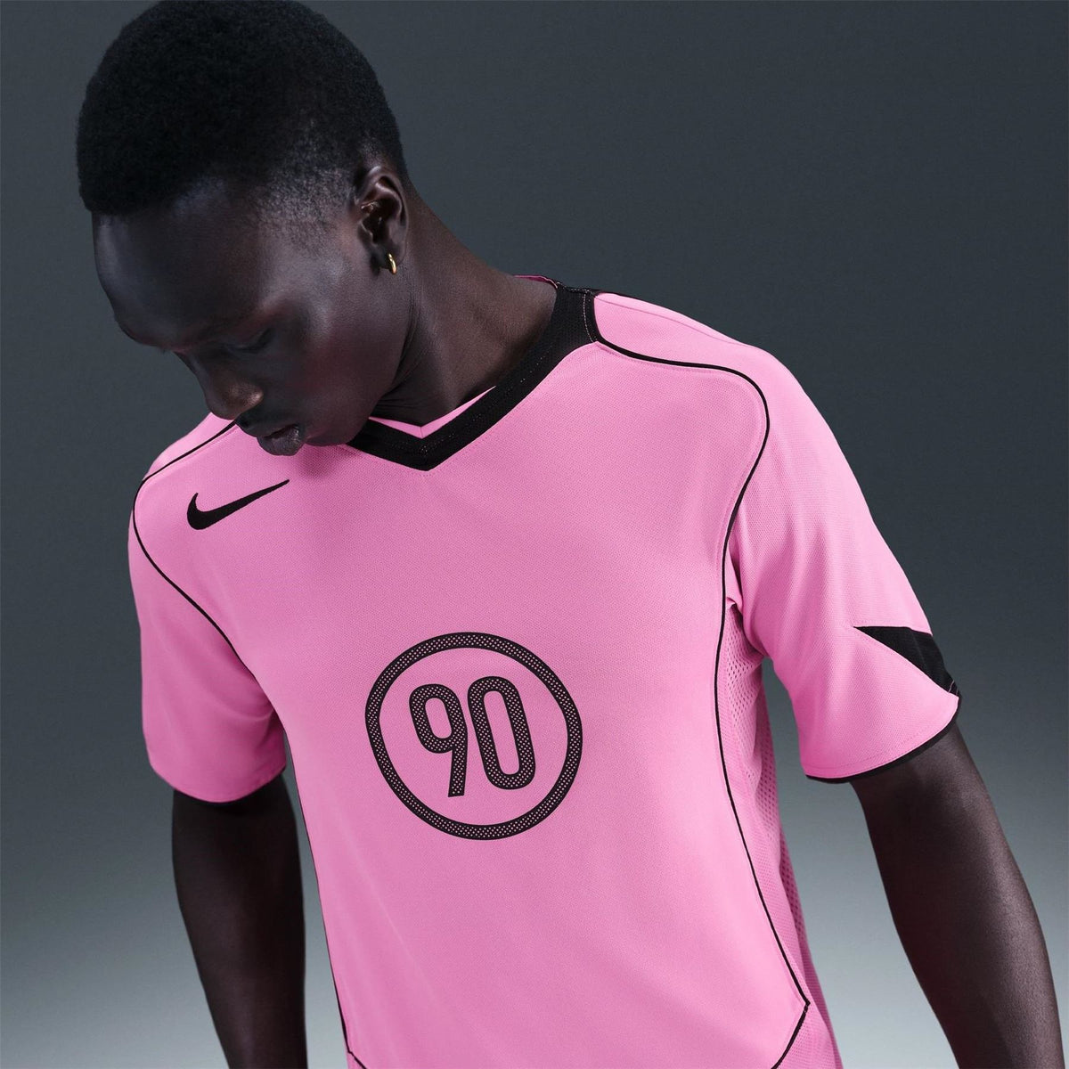 Nike T90 Energy V-Neck Raglan Short Sleeve Jersey
