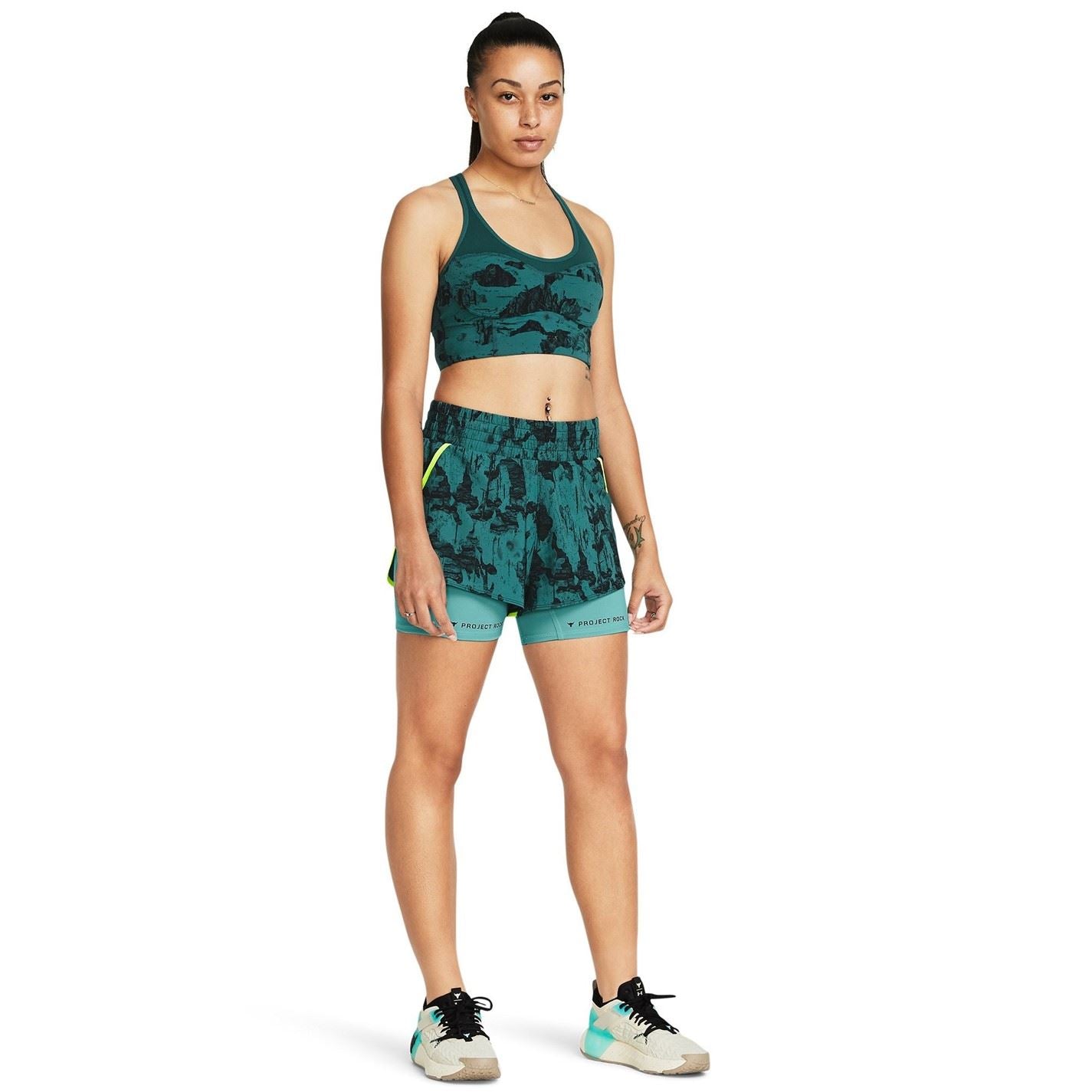 Under Armour Womens Armour Pjt Rck Flex St Pt Gym Shorts