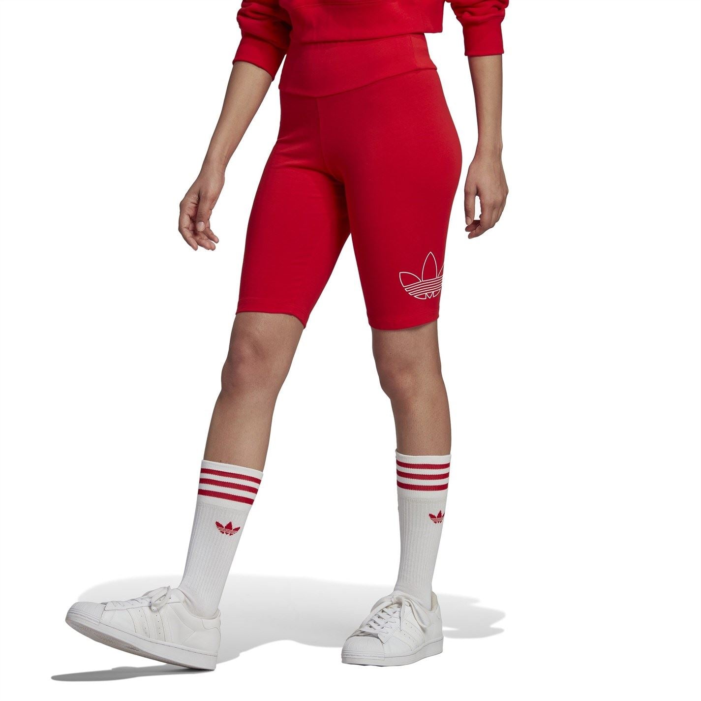 adidas Originals Slim Fit Biking Athletic Shorts
