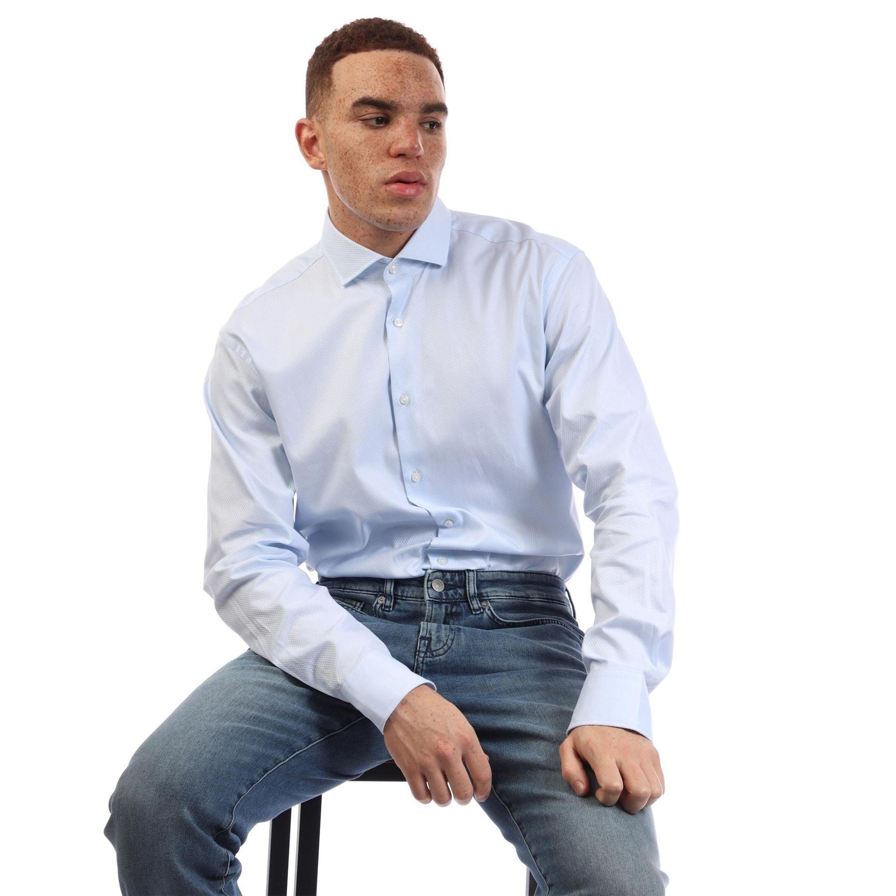 Boss Long Sleeve Oxford Shirt