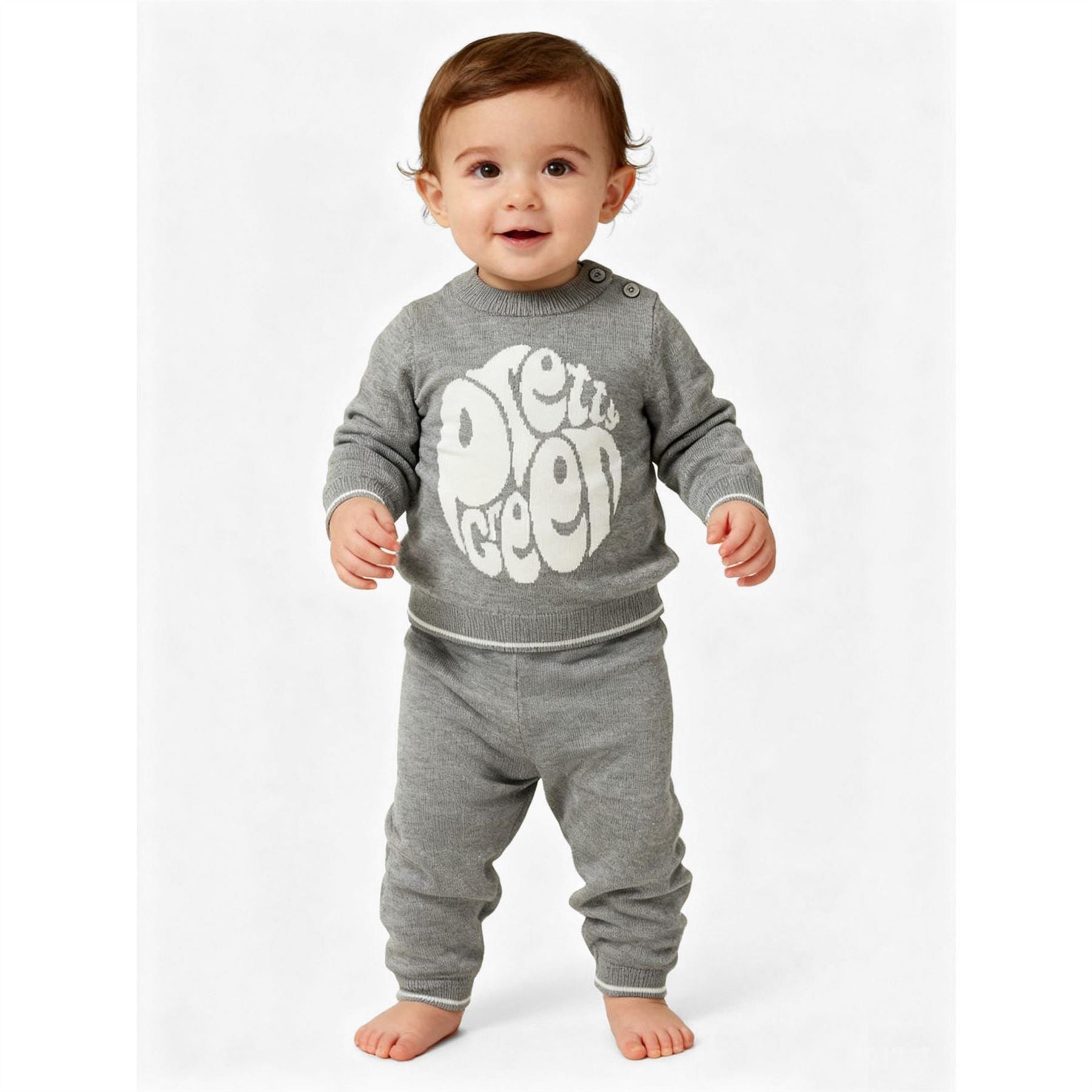 Pretty Green Top and Trouser Pyjama Set