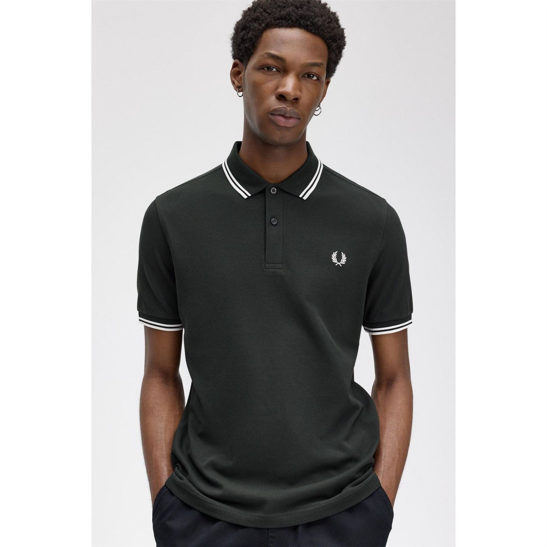 Fred Perry Sleeve Twin Tipped Polo Shirt