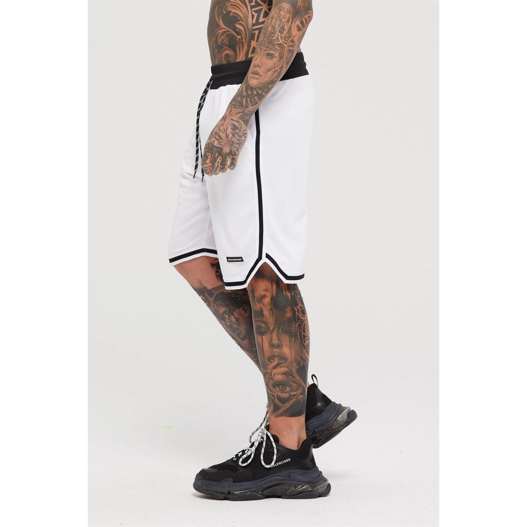 Good For Nothing Mesh Shorts White