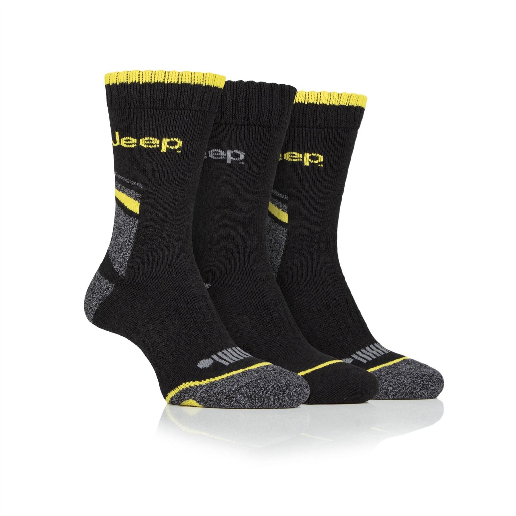 Jeep Mens Pack Work Boot Socks