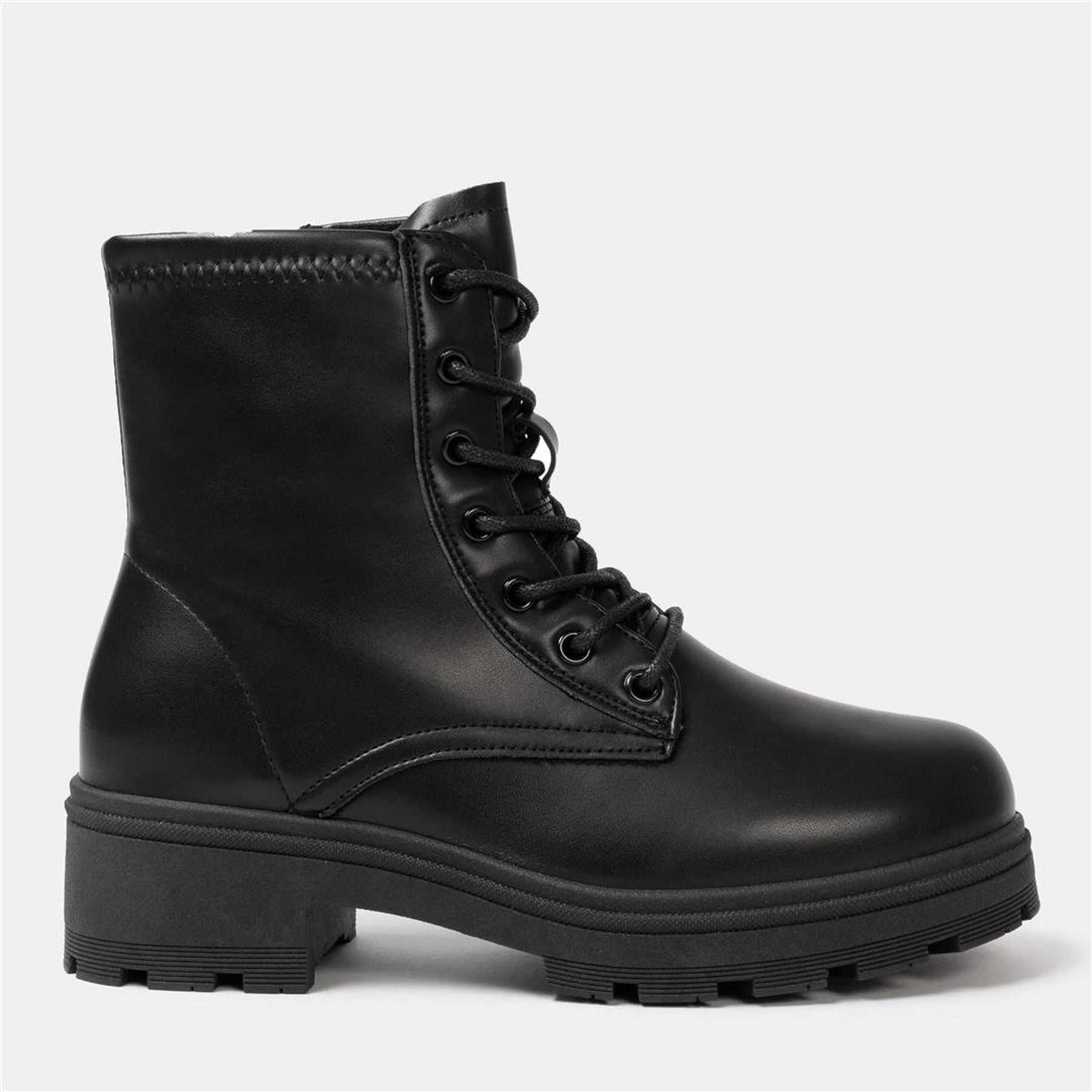 I Saw It First Womens Saw It First Biker Ankle Boots