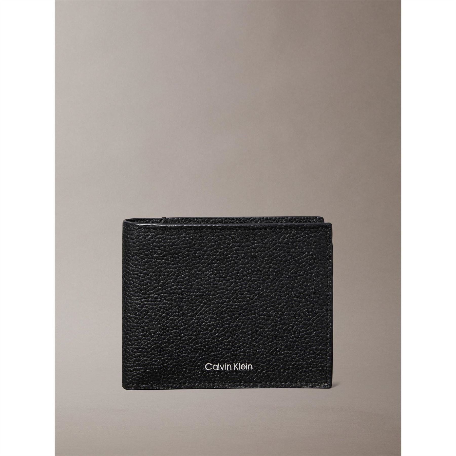 Calvin Klein Embossed Logo Leather Bifold Wallet