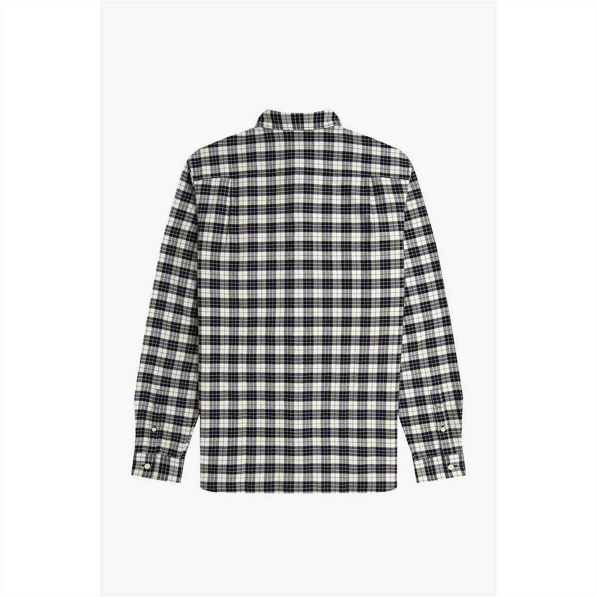 Fred Perry Tartan Long Sleeve Oxford Shirt
