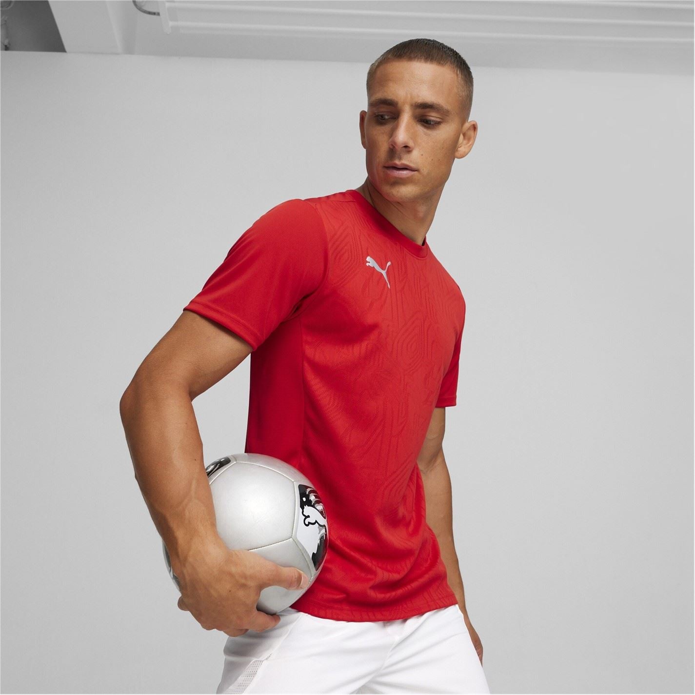 Puma Teamfinal Training Short Sleeve Performance T-Shirt