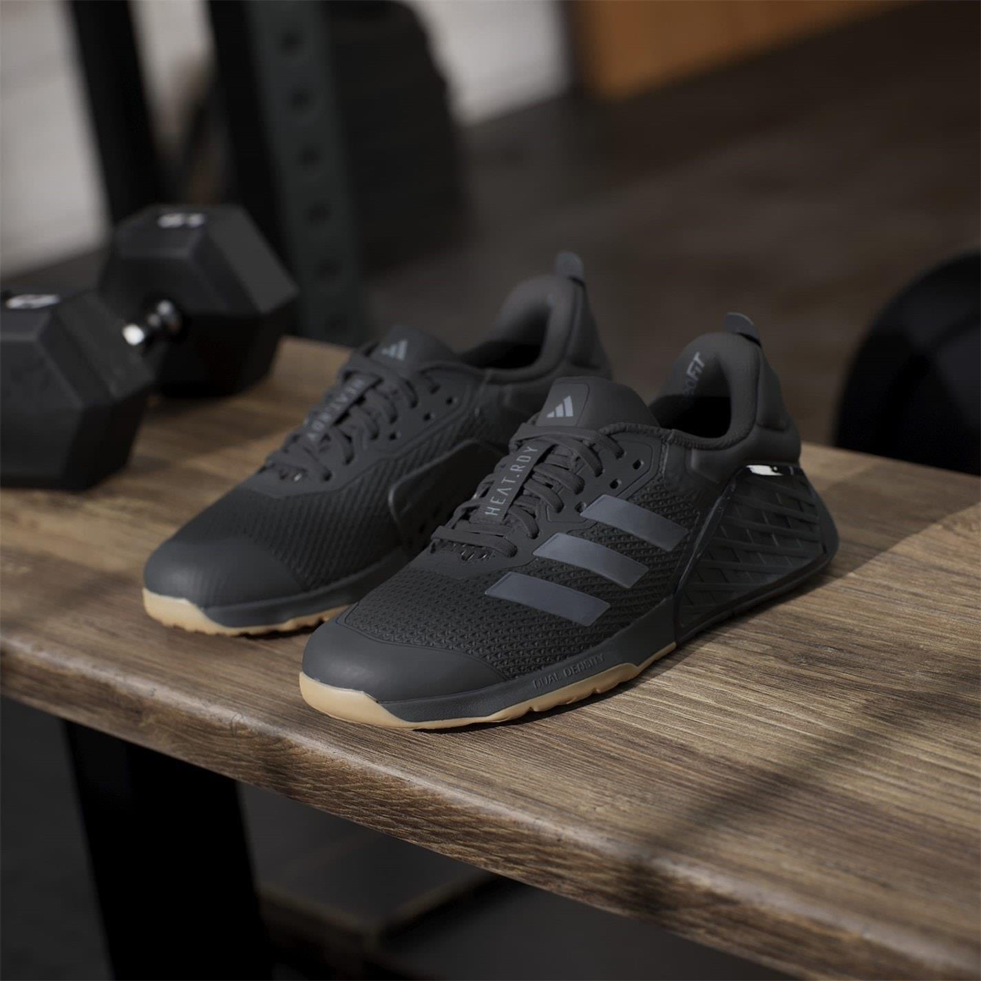 adidas Dropset 3 Round Toe Flat Heel Trainers