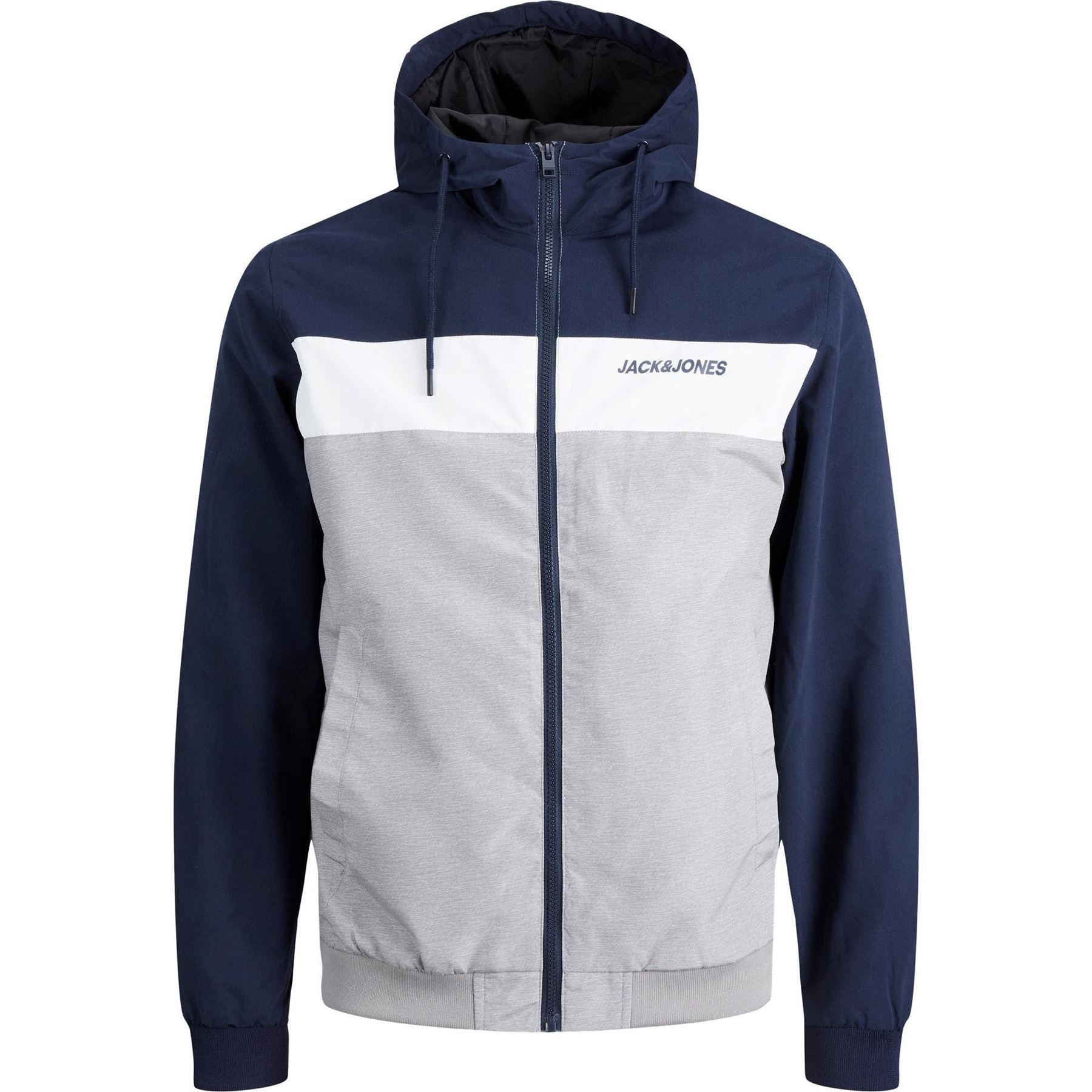 Jack and Jones Mens Hooded Bomber Plus Size
