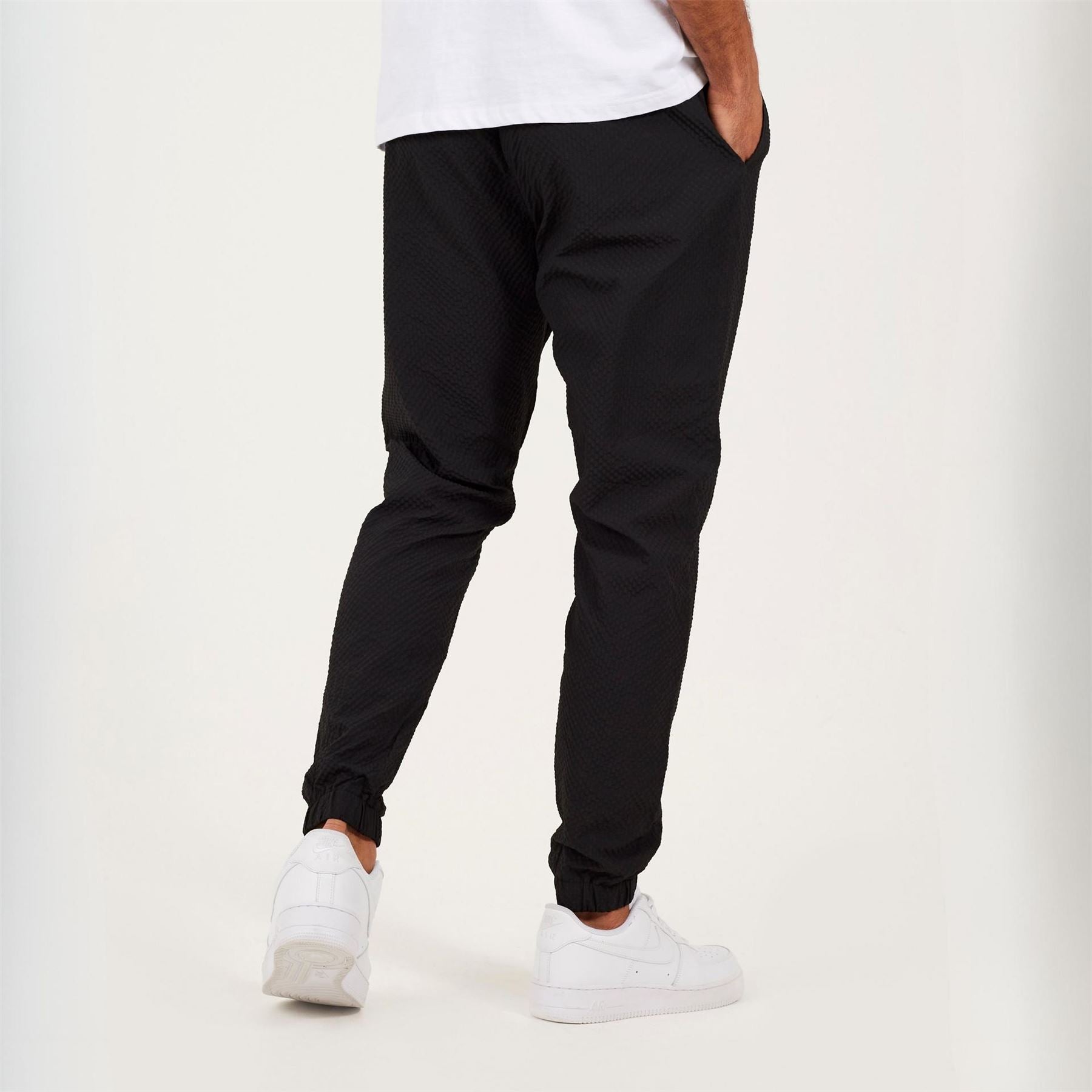 Brave Soul Seersucker Cuffed Trousers